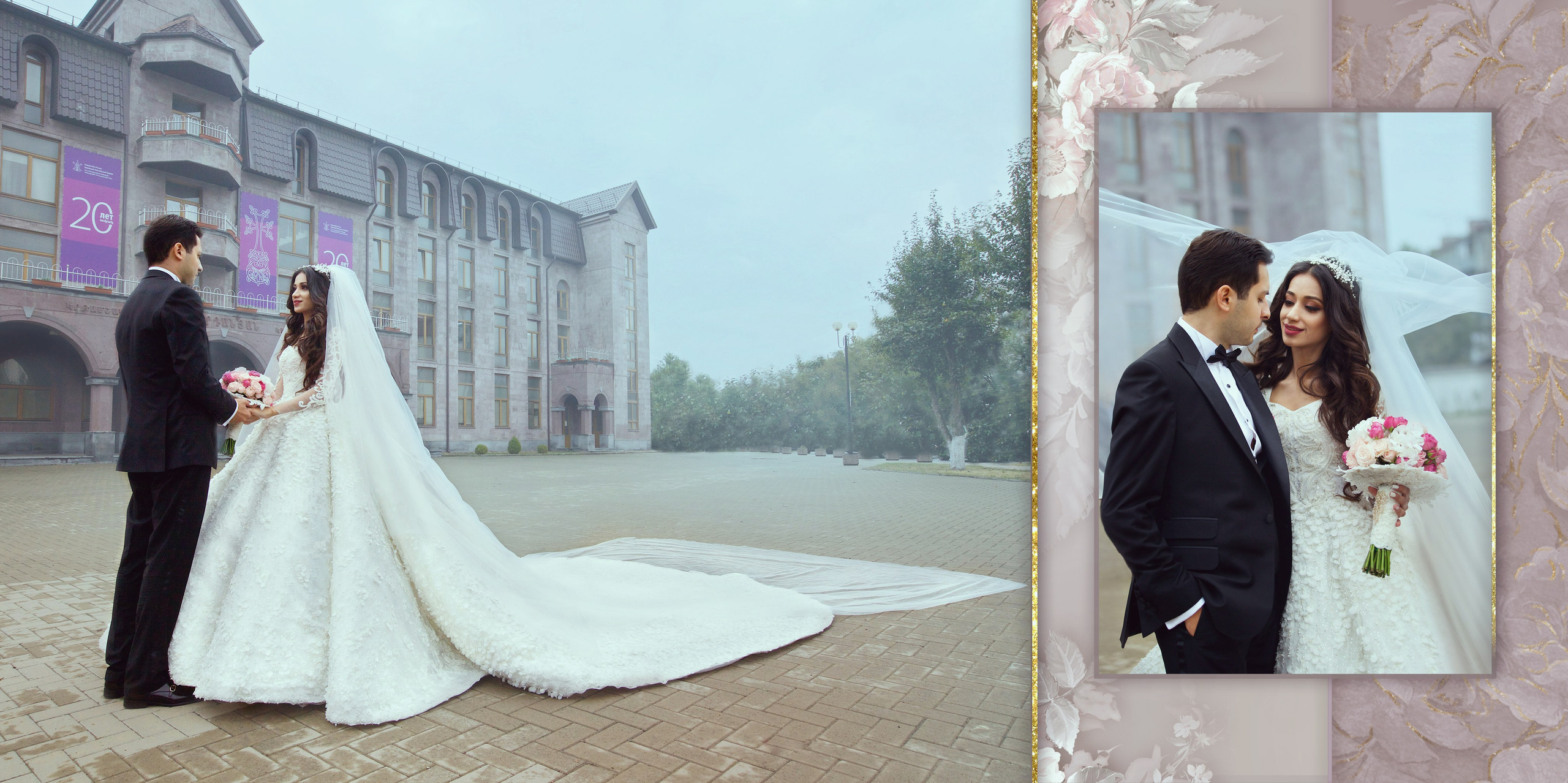 Свадебная фотокнига. Фотограф Кирсанова Наталия. Фотохудожник Наталия Кирсанова