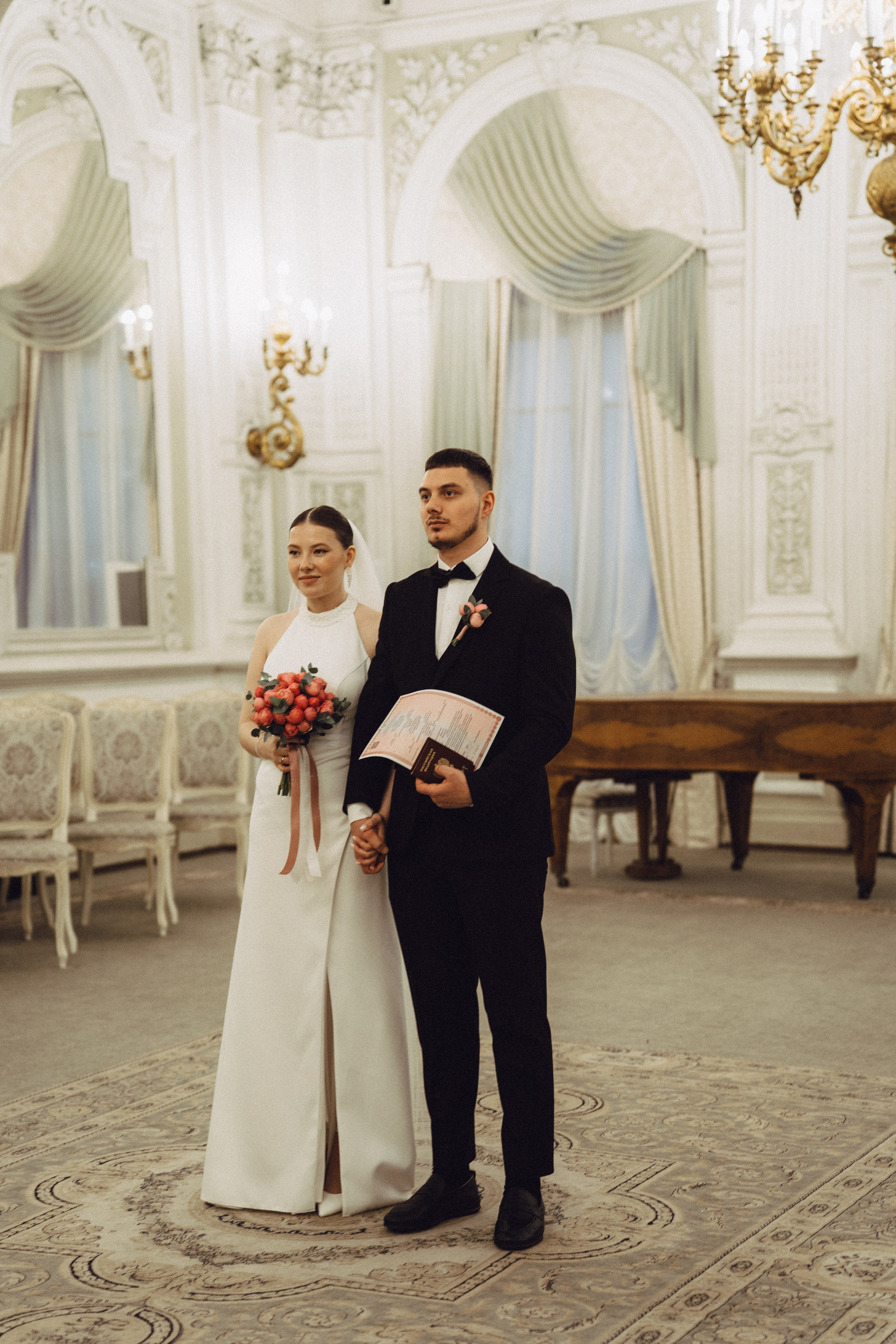 СВАДЕБНАЯ СЬЕМКА В ПЕВОМ ДВОРЦЕ БРАКОСОЧЕТАНИЯ. Профессиональный фотограф, Санкт-Петербург — Виктория Богомолова