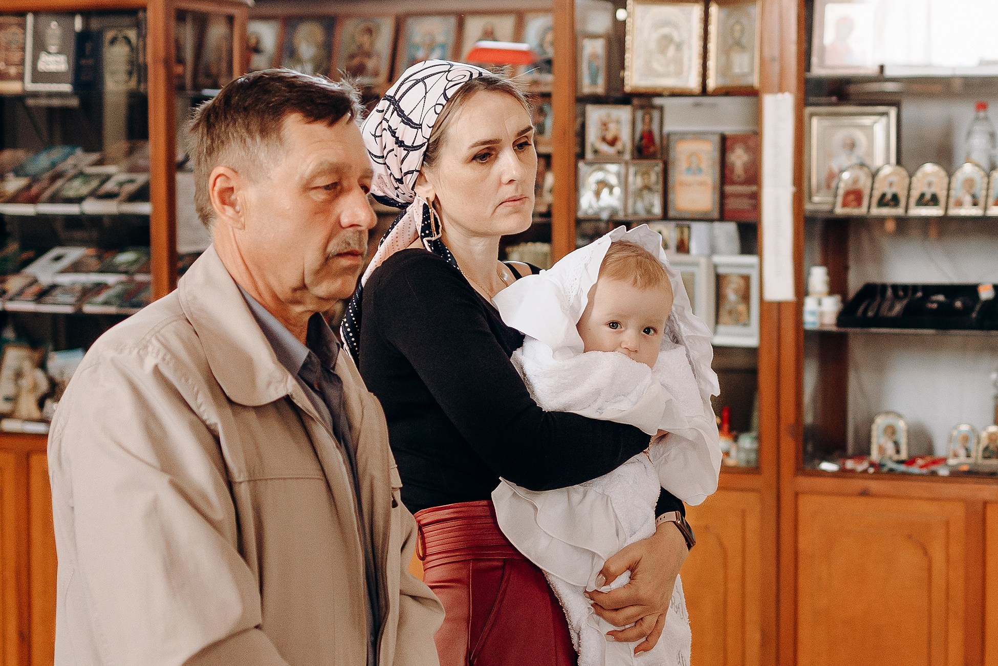 Крещение в Соловцовке. Семейный фотограф в Пензе Мария Левина