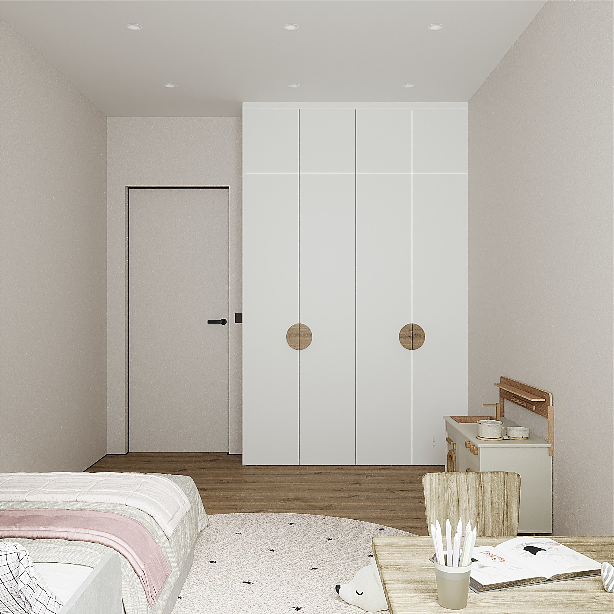 Квартира в стиле джапанди. Lina architector | Дизайн интерьера