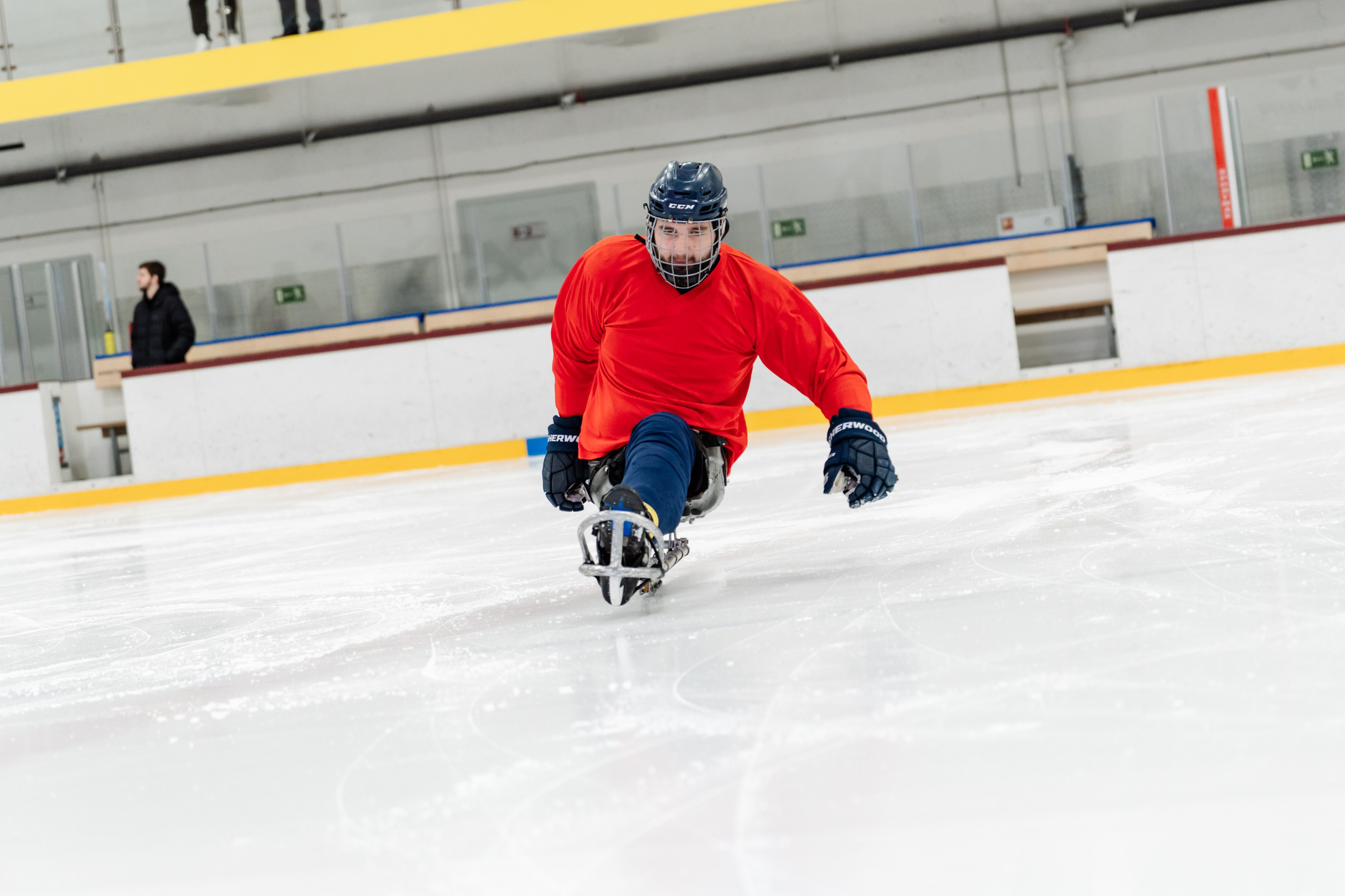 Игра в следж хоккей приуроченная 23.02.26 в арене Сталкер