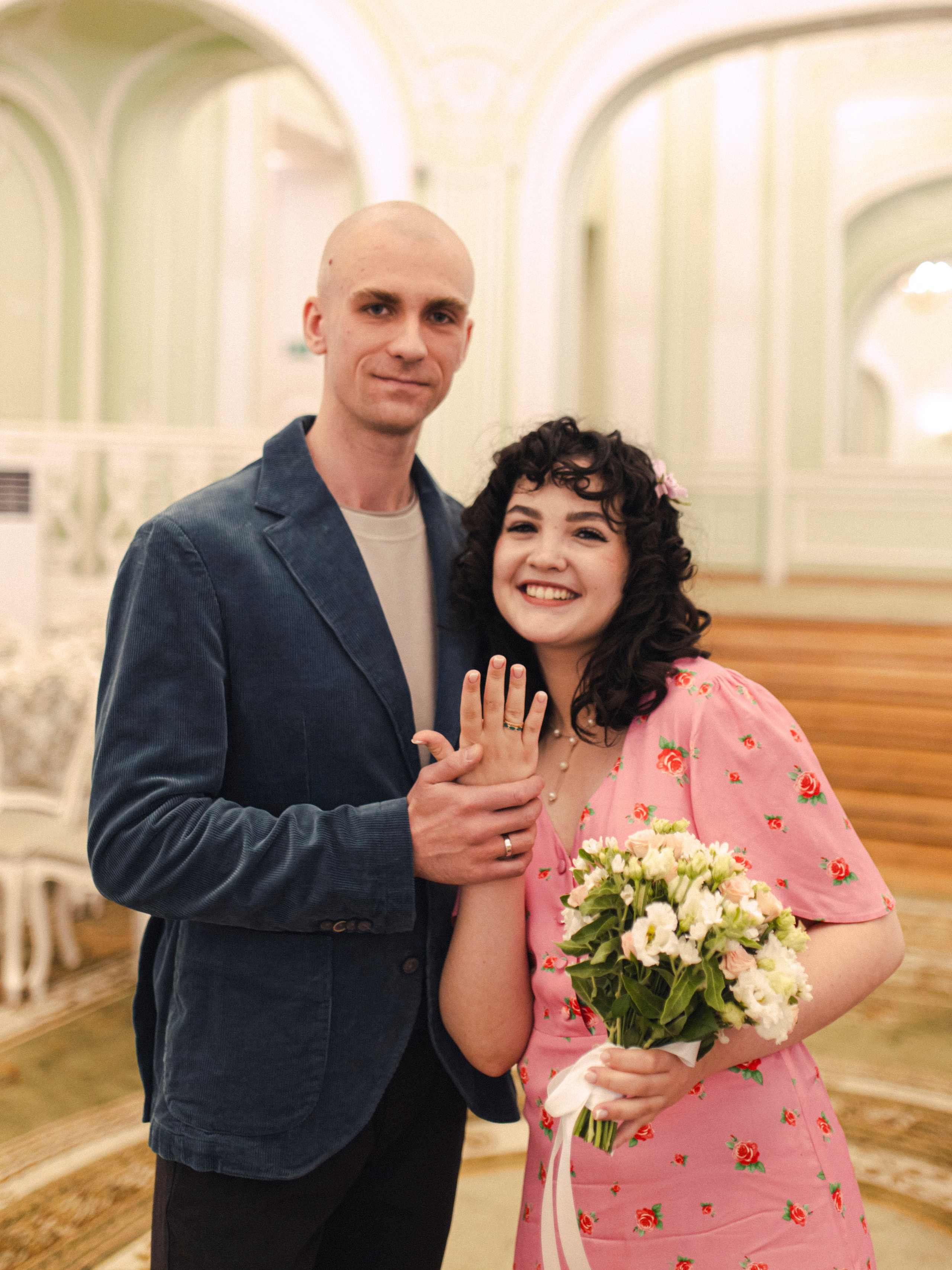 Загс Петроградки + ботанический сад. Фотограф СПБ Засорина Юлия