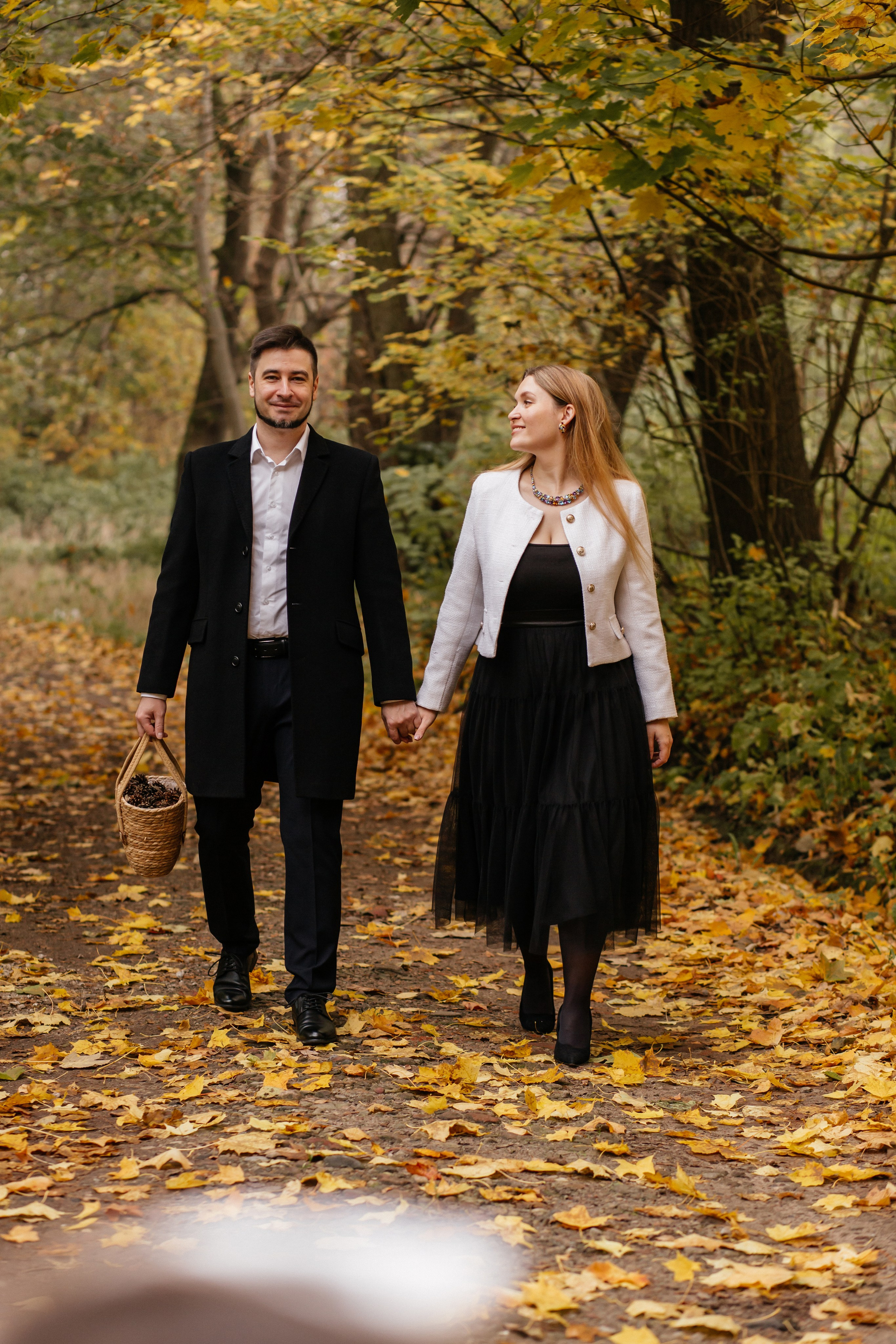 Марта, Евгений и Тая. Осенняя прогулка. Семейный фотограф в Калининграде Анастасия Юрина