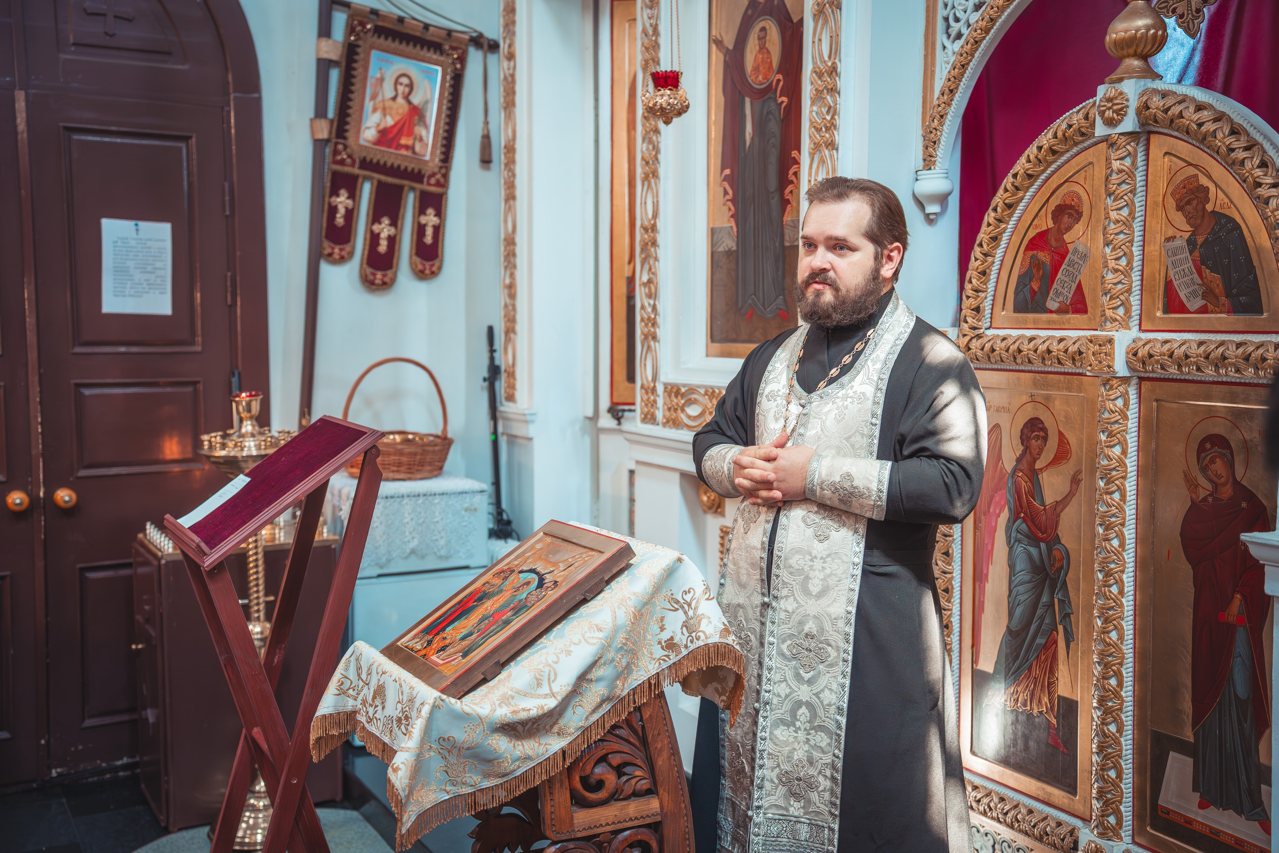 Крещение Анастасии в храме Михаила Тверского. Фотограф Евгений Егоров