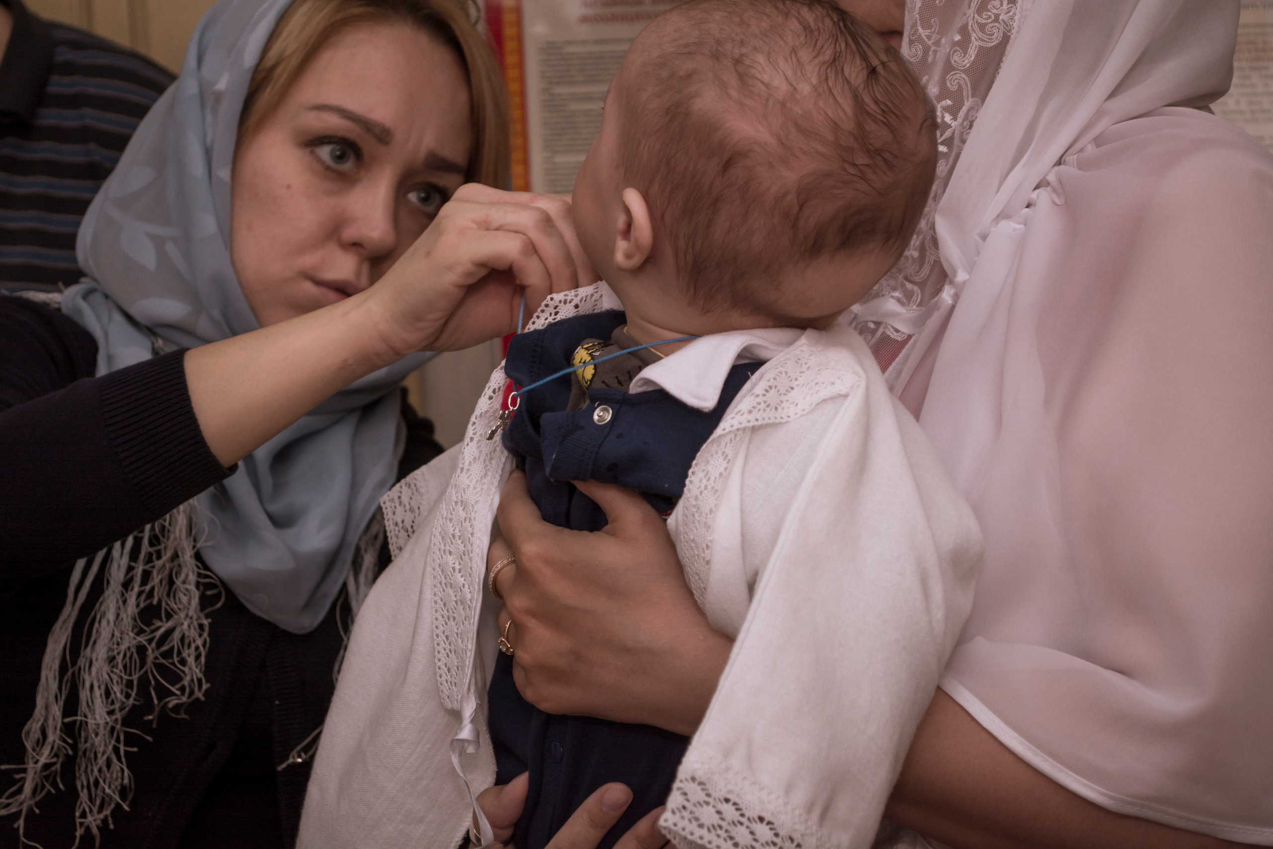 Крещение Никиты в храме Михаила Тверского г. Тверь. Фотограф Евгений Егоров