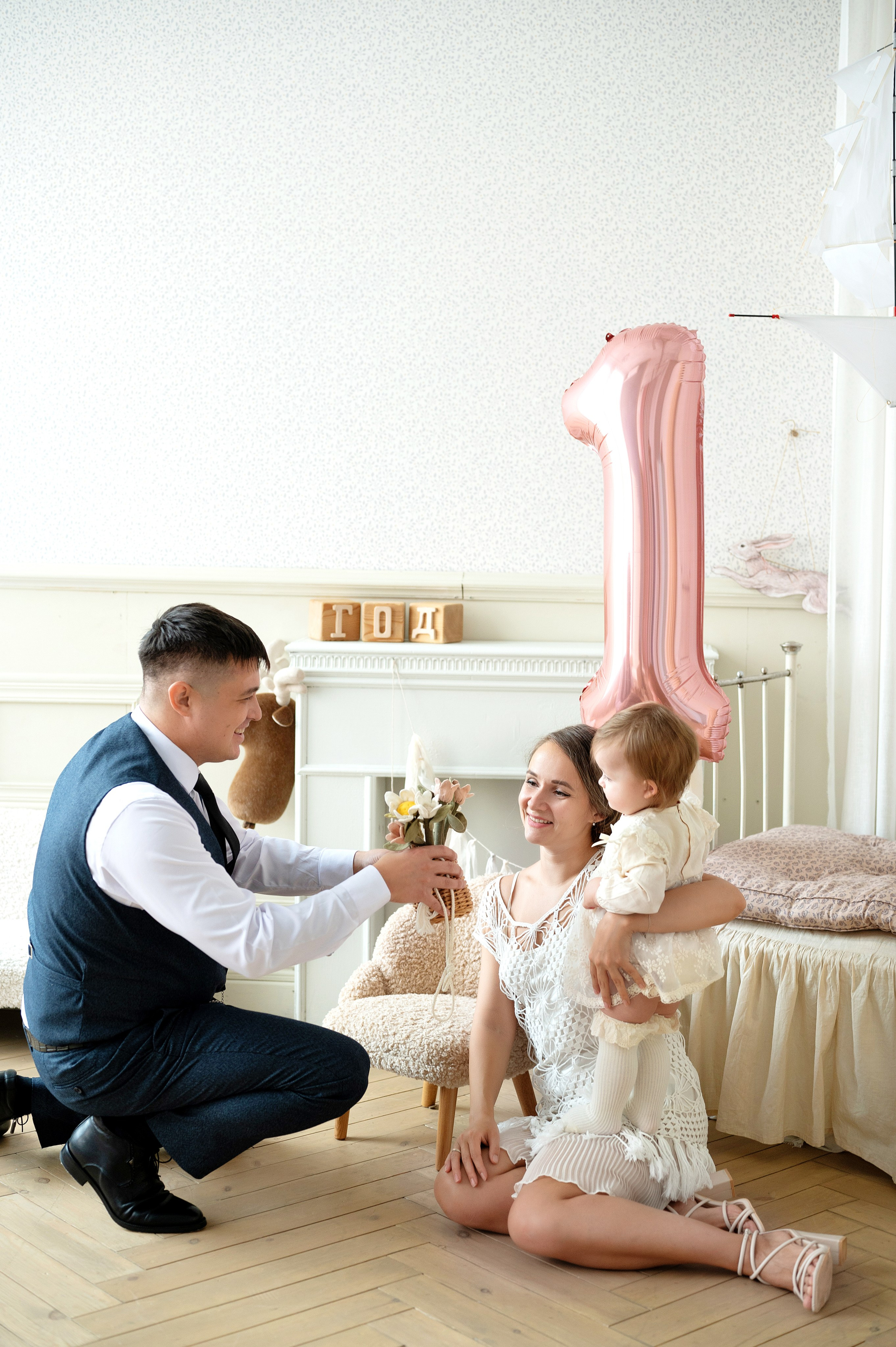 Годик Евы, фотостудия «Мечтатели». Фотограф новорожденных, семейный детский в Тюмени Татьяна Морозова