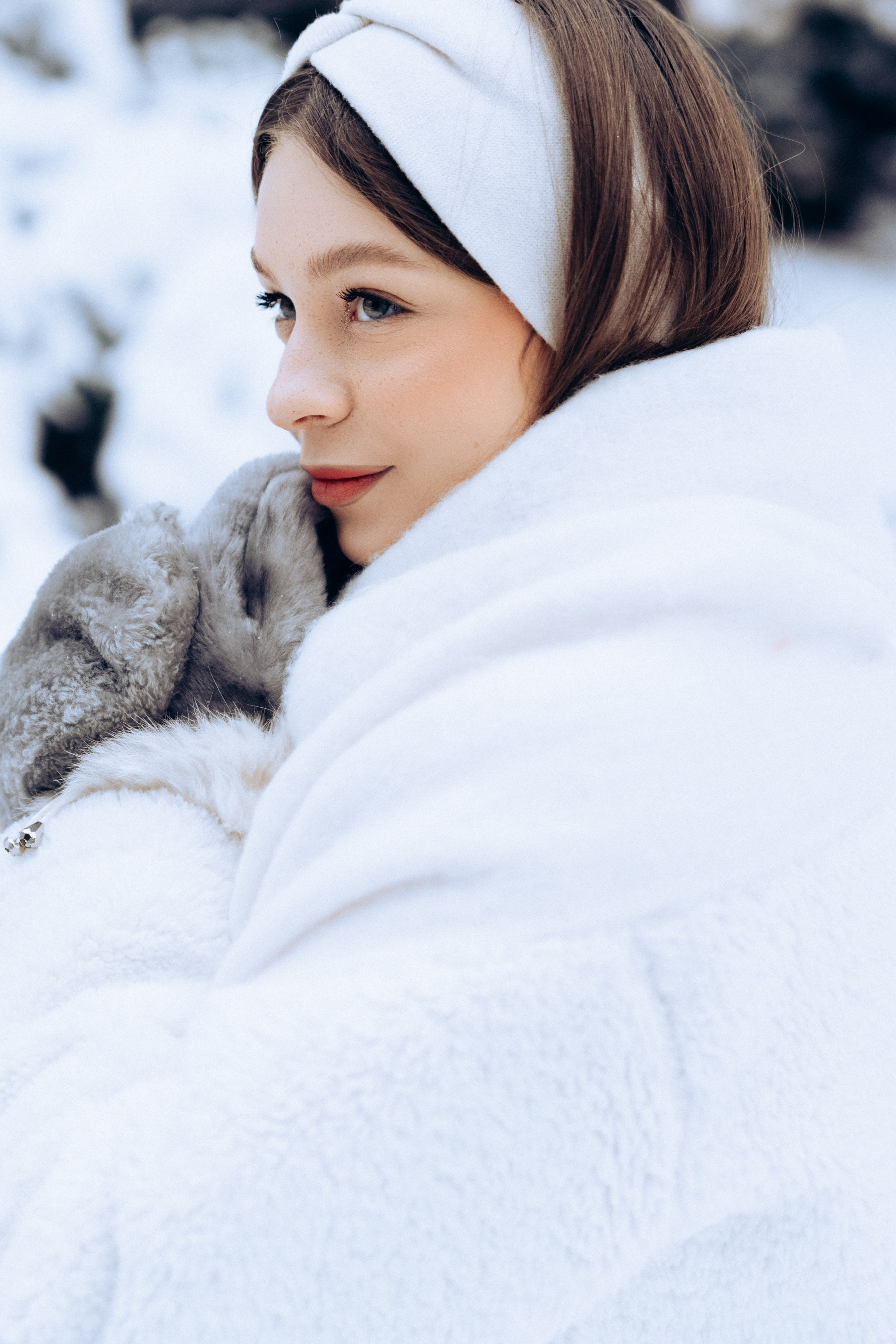 Ксения | Снежная зима. Портретный свадебный фотограф Крым | Евгения Щитенко