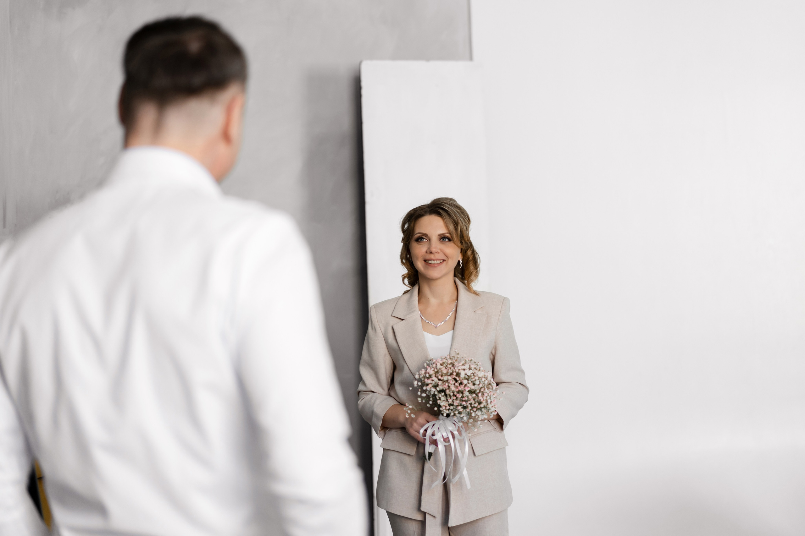 Стильная пара в фотостудии. Семейный и детский фотограф во Владивостоке Мария Гой