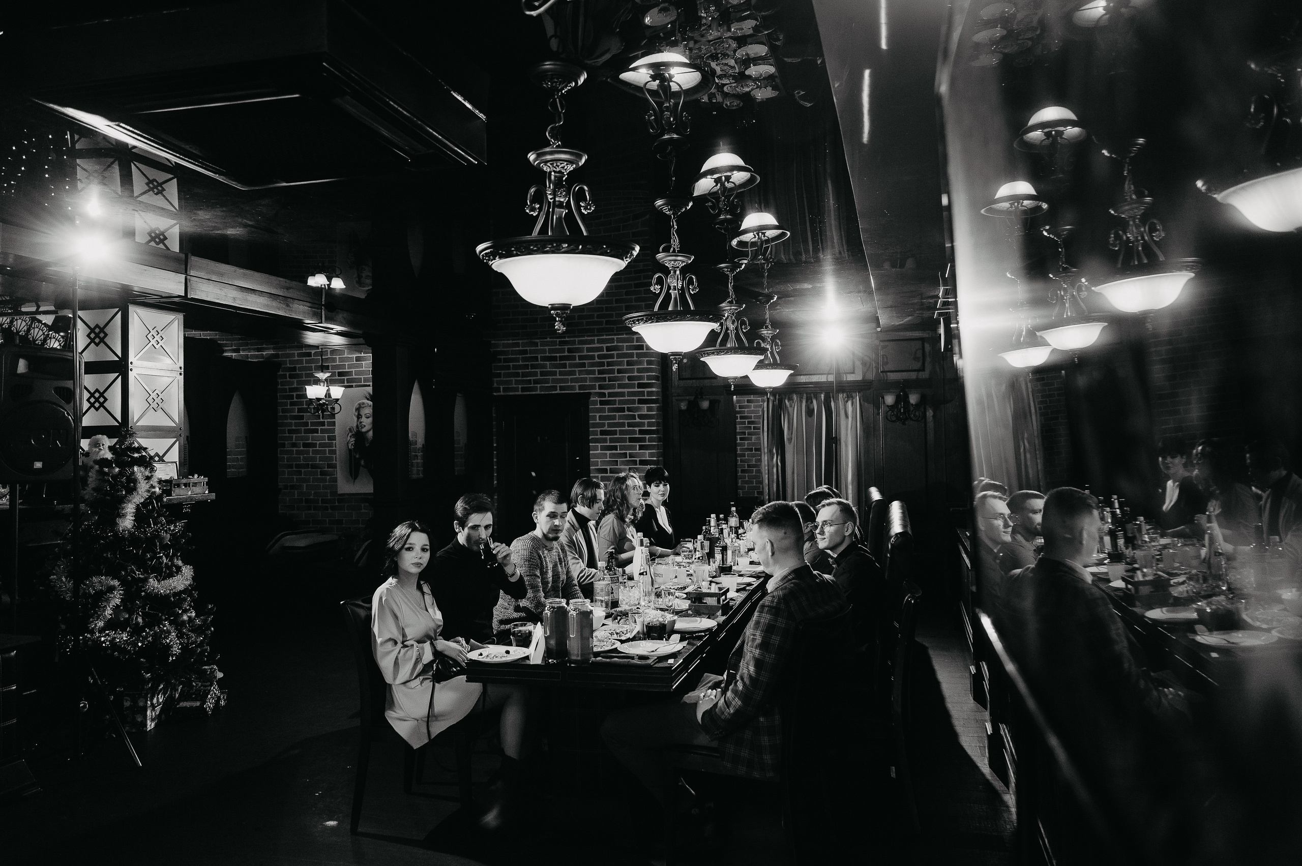 Новогодний корпоратив 1930-е годы, эпоха Великой депрессии и начала эры джаза. Свадебный фотограф в Красноярске