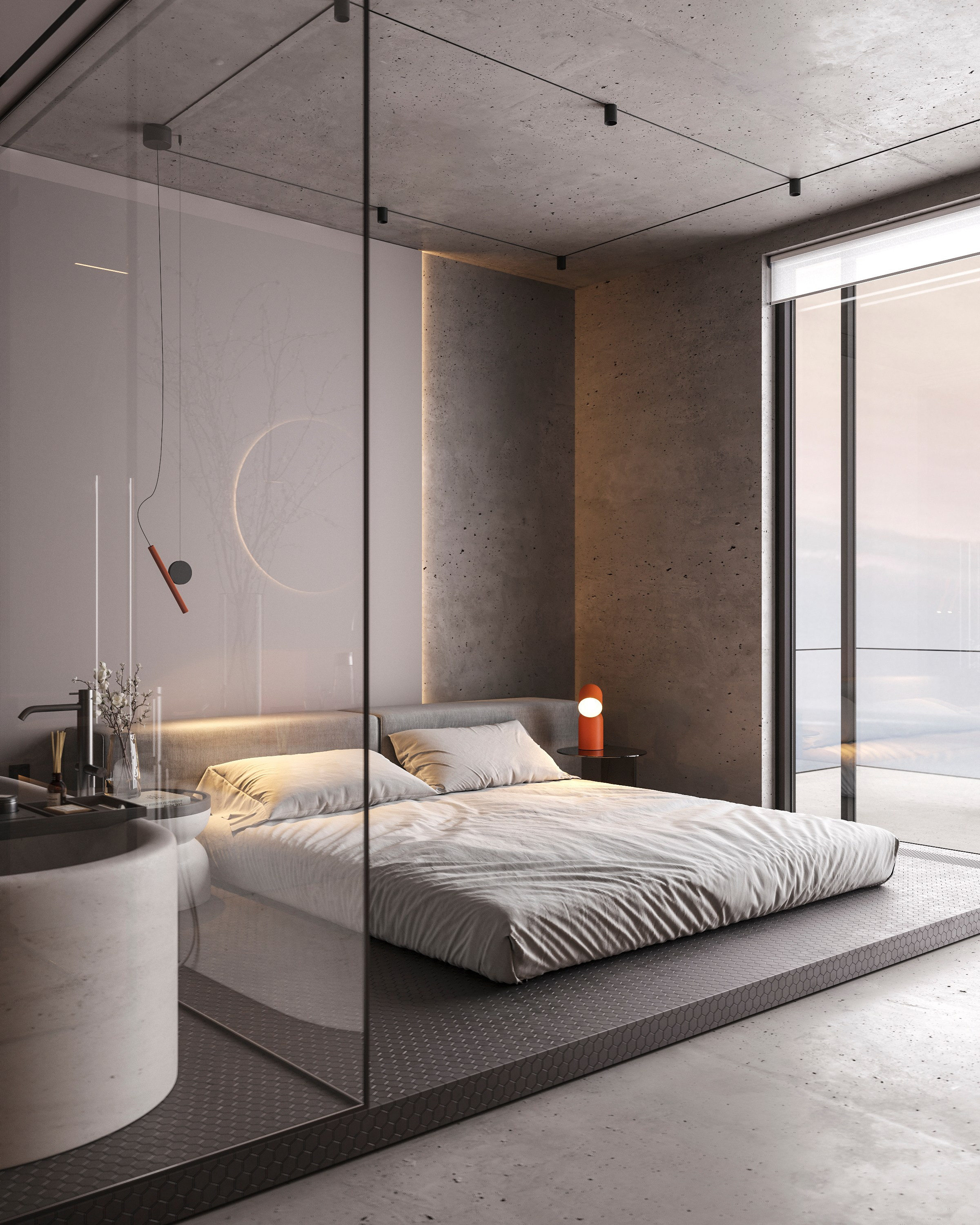 LUXURIOUS SIMPLICITY | BLACK CONCEPT. Interior Visualization by Valerie Stetyukevich