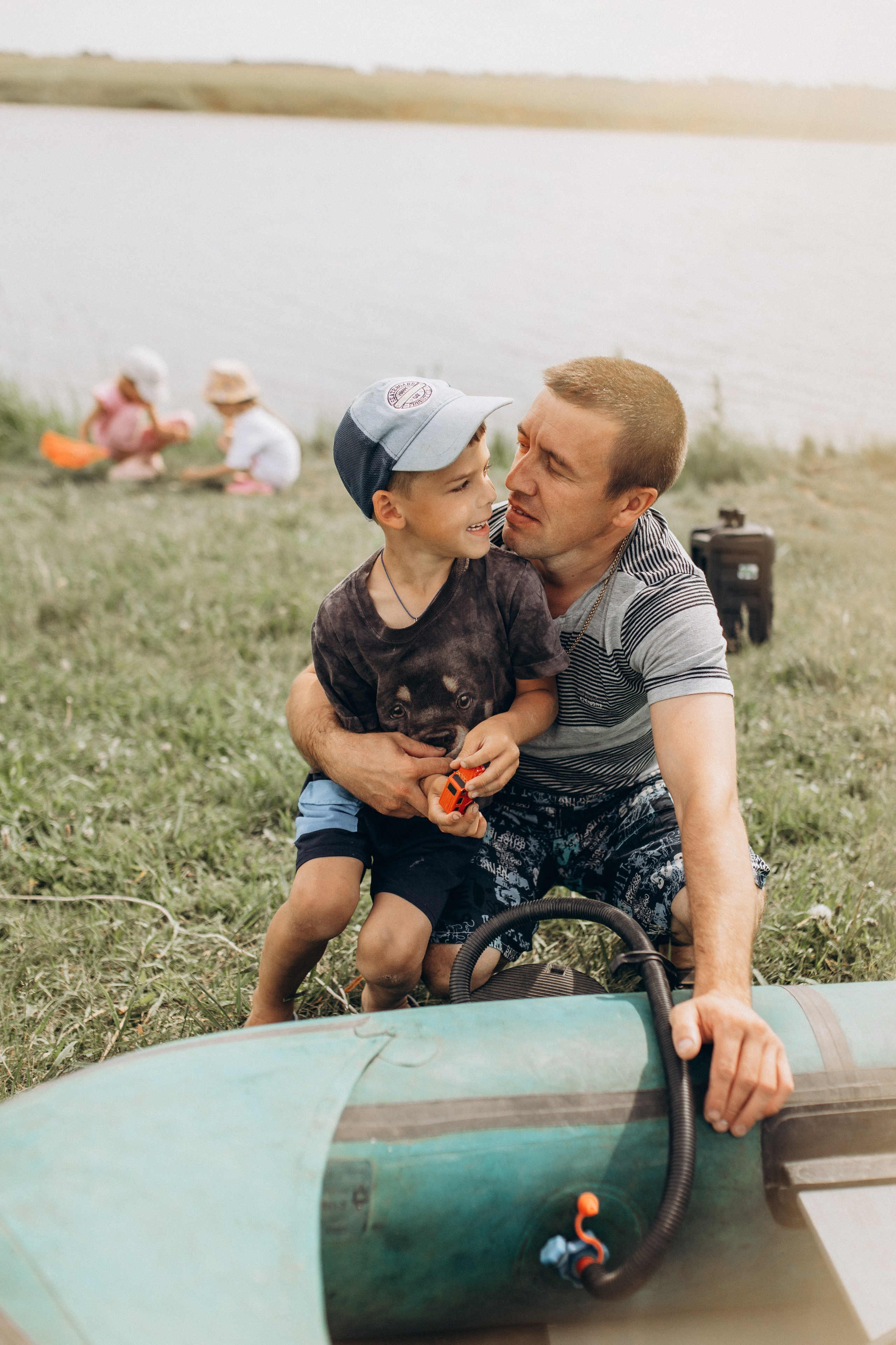 Семейная рыбалка. Семейный фотограф lifestyle в Новосибирске Елена Шпилевая