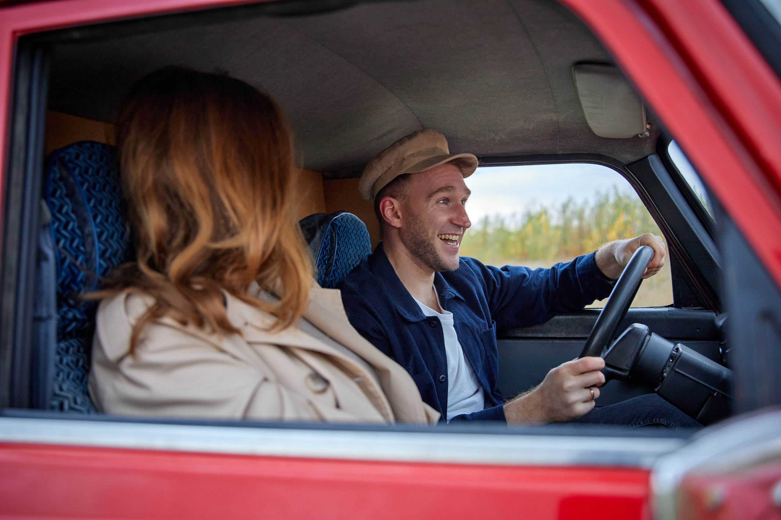 Осенняя с машиной. Фотограф в Самаре Анастасия Афанасьева