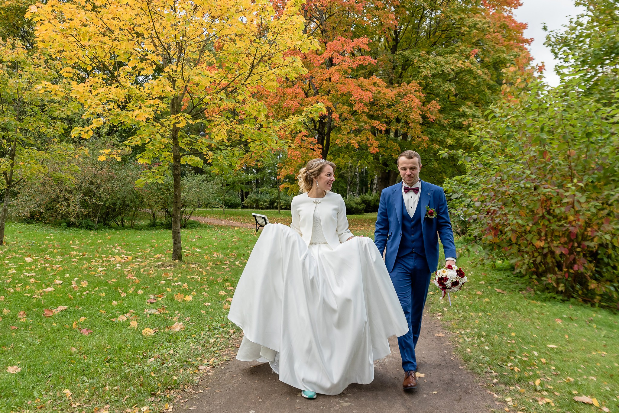 Осенняя свадьба. Свадебный и семейный фотограф из Санкт-Петербурга Климов Анатолий