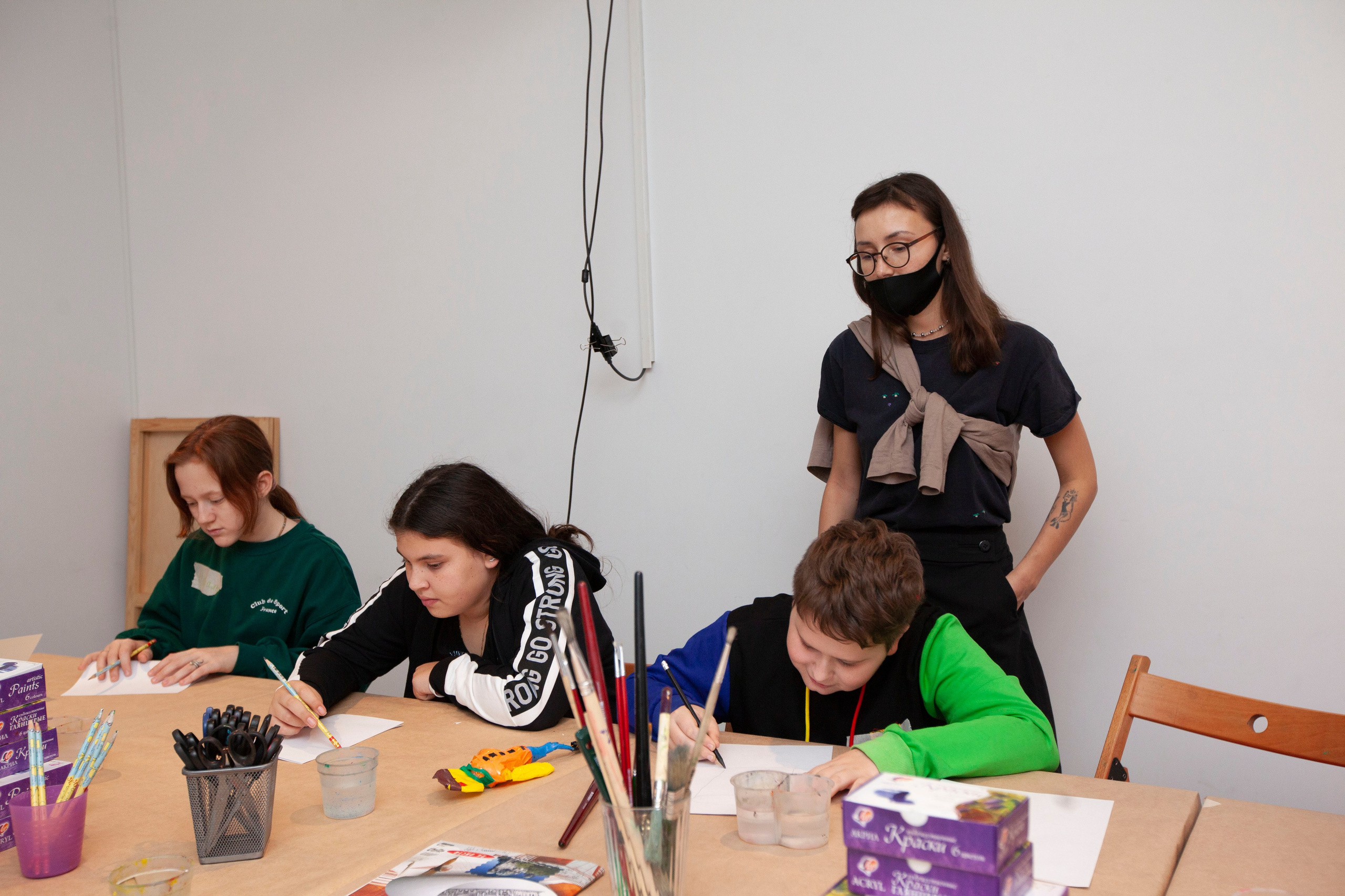 Детский мастер-класс в ММОМА. Stanislav Baryshev — People. Emotions. Atmosphere