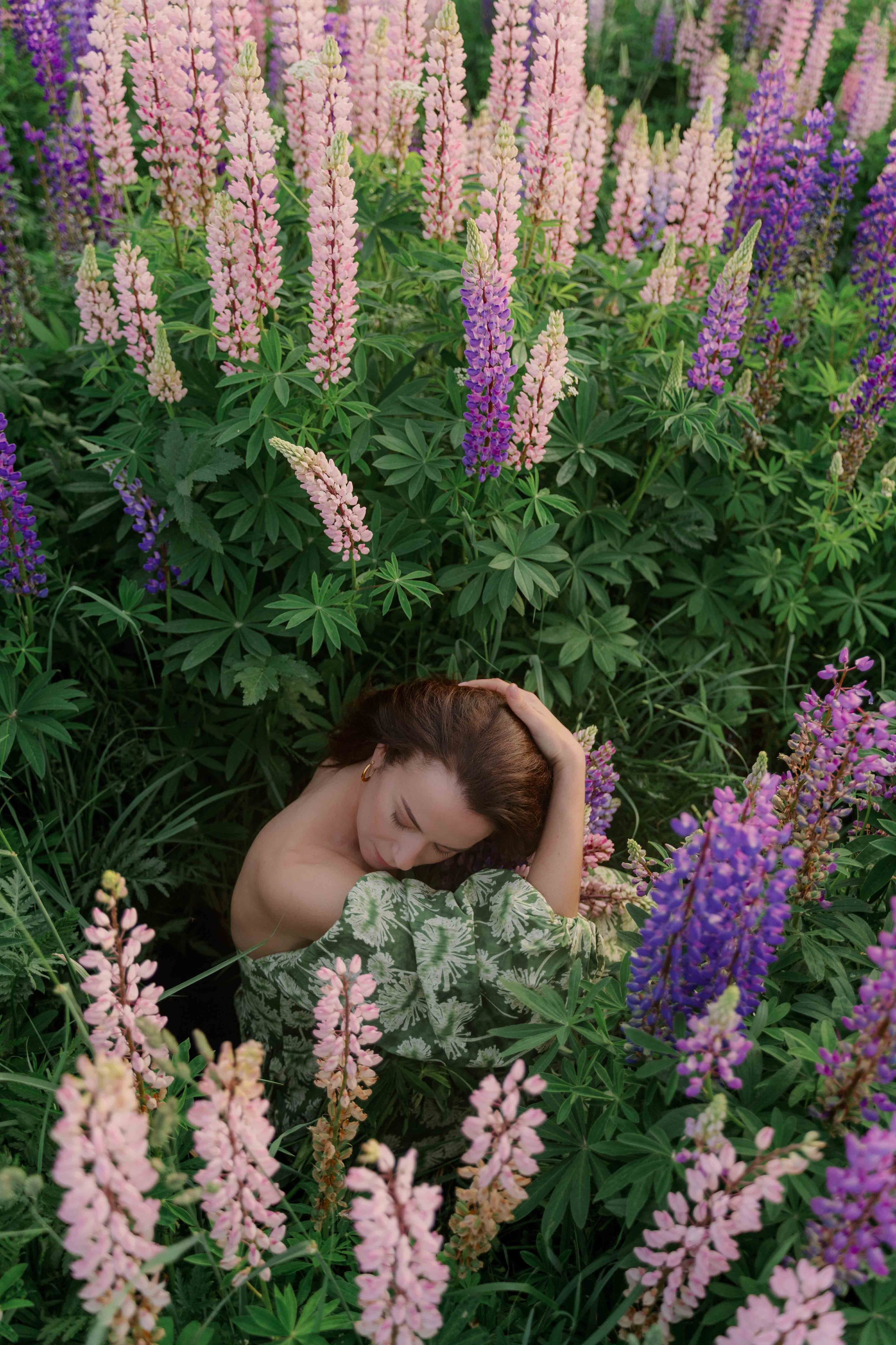 Наташа и люпины. Фотограф и видеограф в Москве и Абу Даби Мария Кулагина