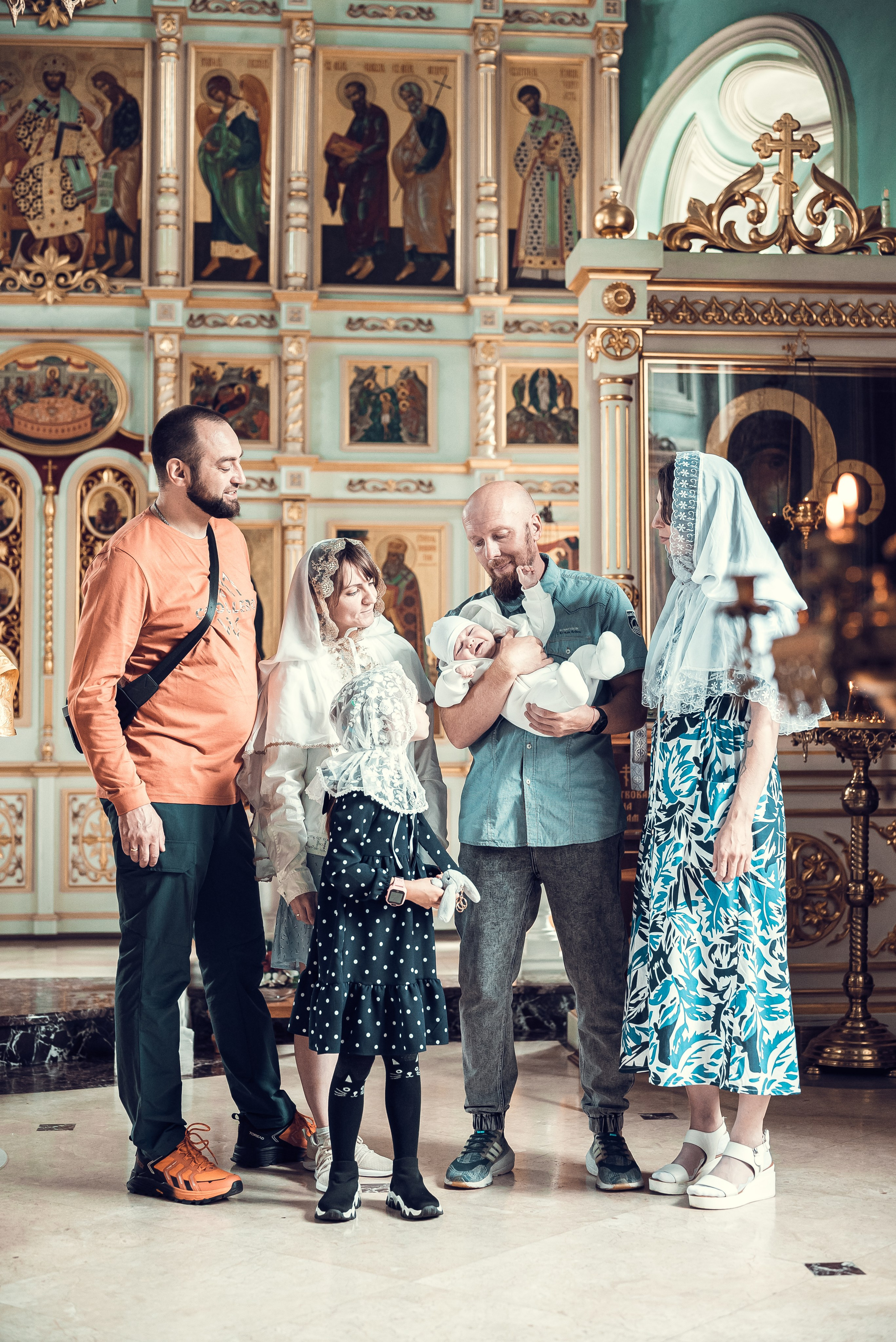 Крещение Павла. Семейный и детский фотограф Москва