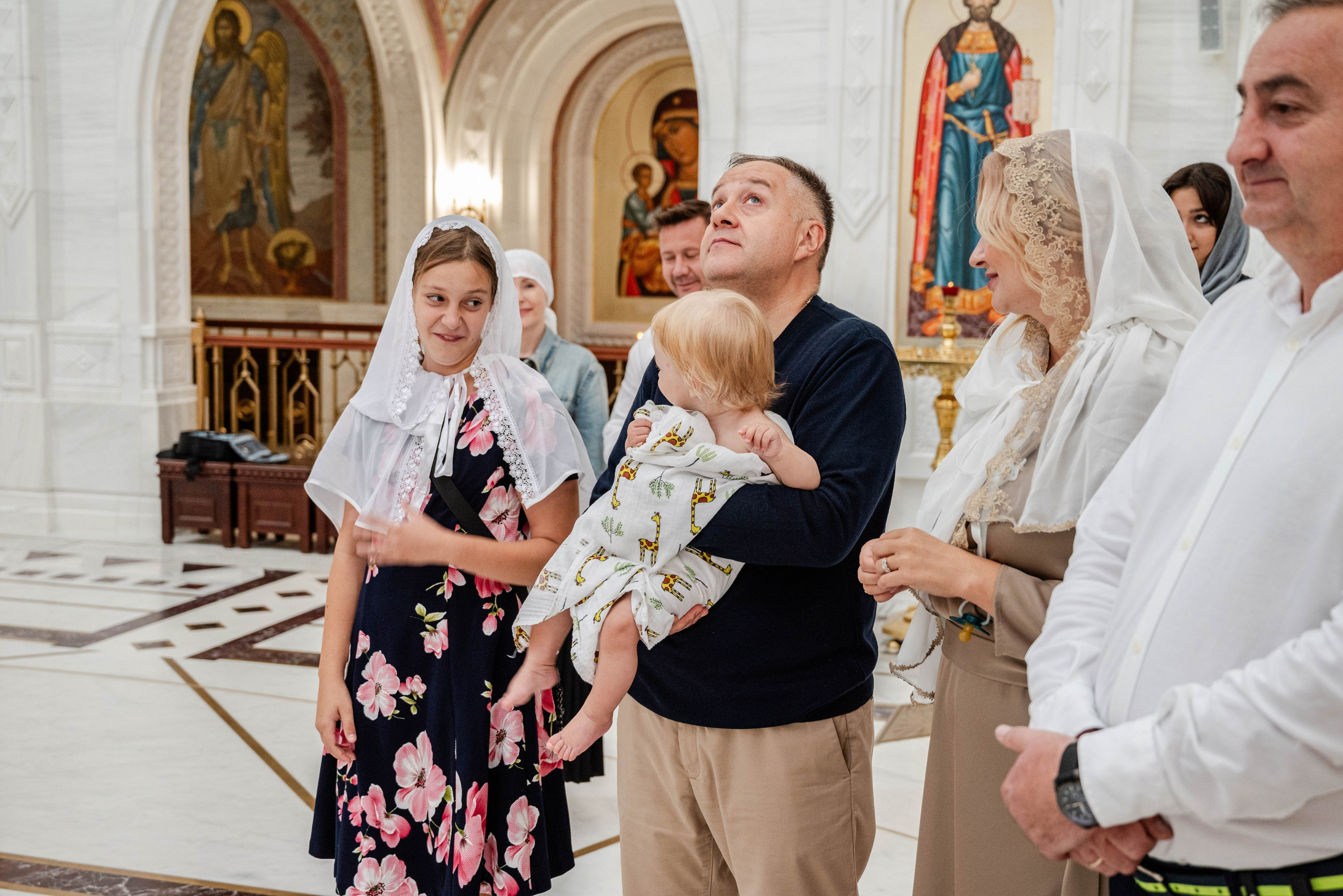 Крещение Олеся. Семейный и детский фотограф Москва