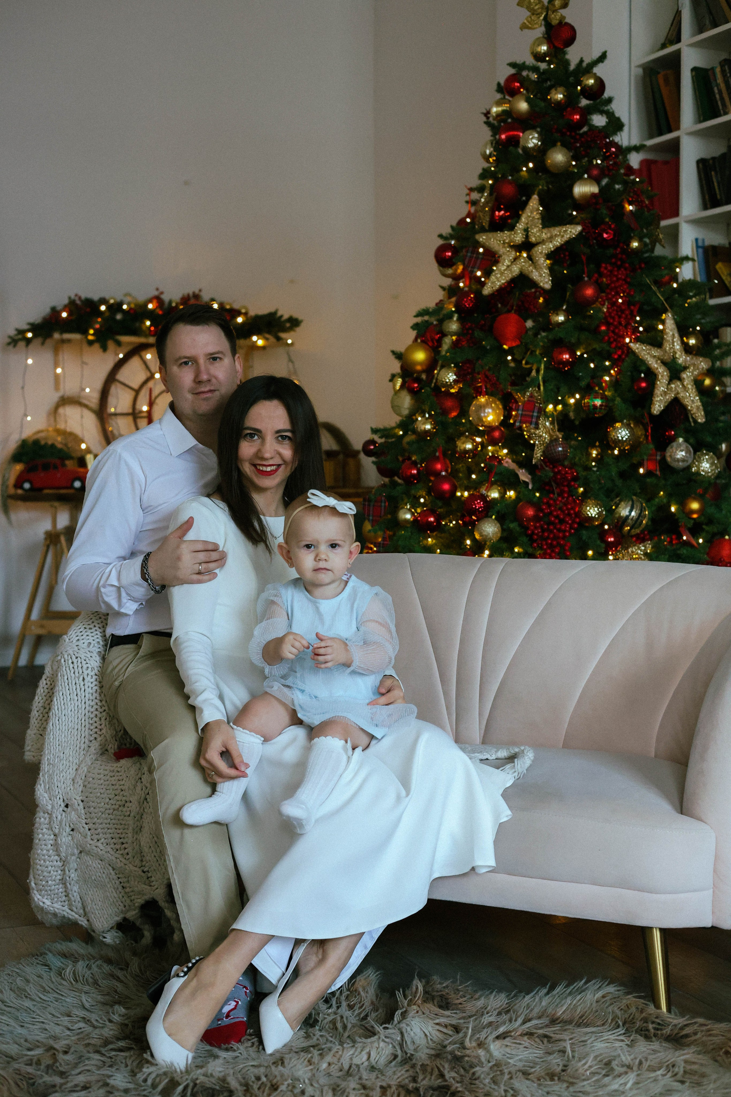 Новогодняя история «Ирина и ее семья». Фотограф в Москве Анастасия Калинина