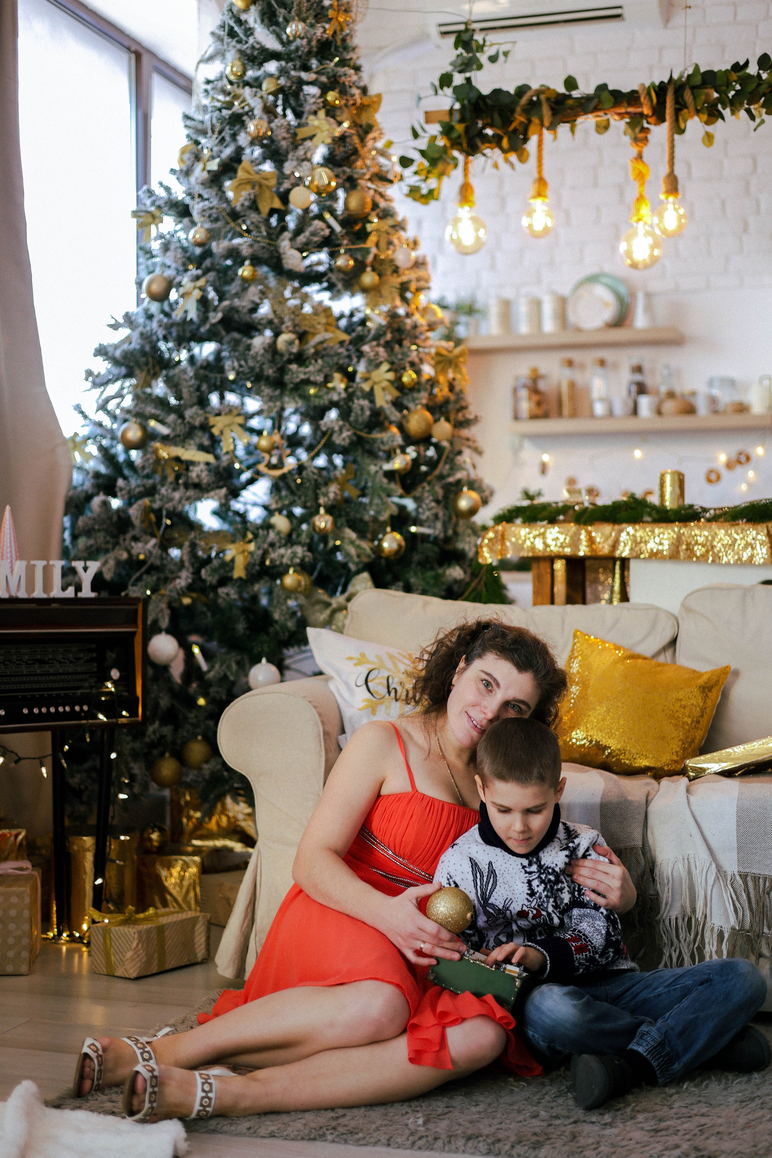 Новогодняя история «Нелля и ее семья». Фотограф в Москве Анастасия Калинина