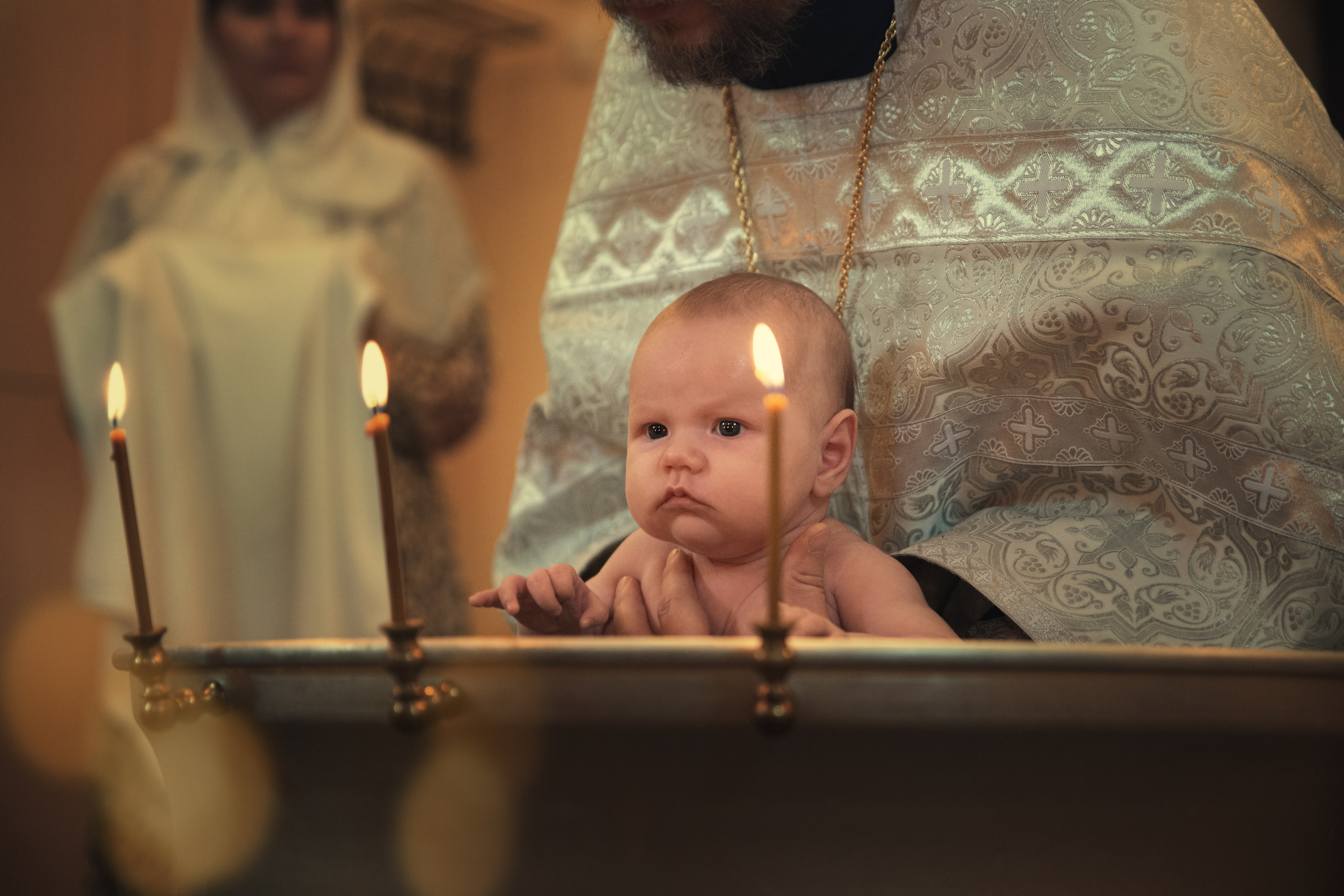 Таинство Крещения Маргариты. Фотограф Таинств Крещения и Венчания в г. Курске