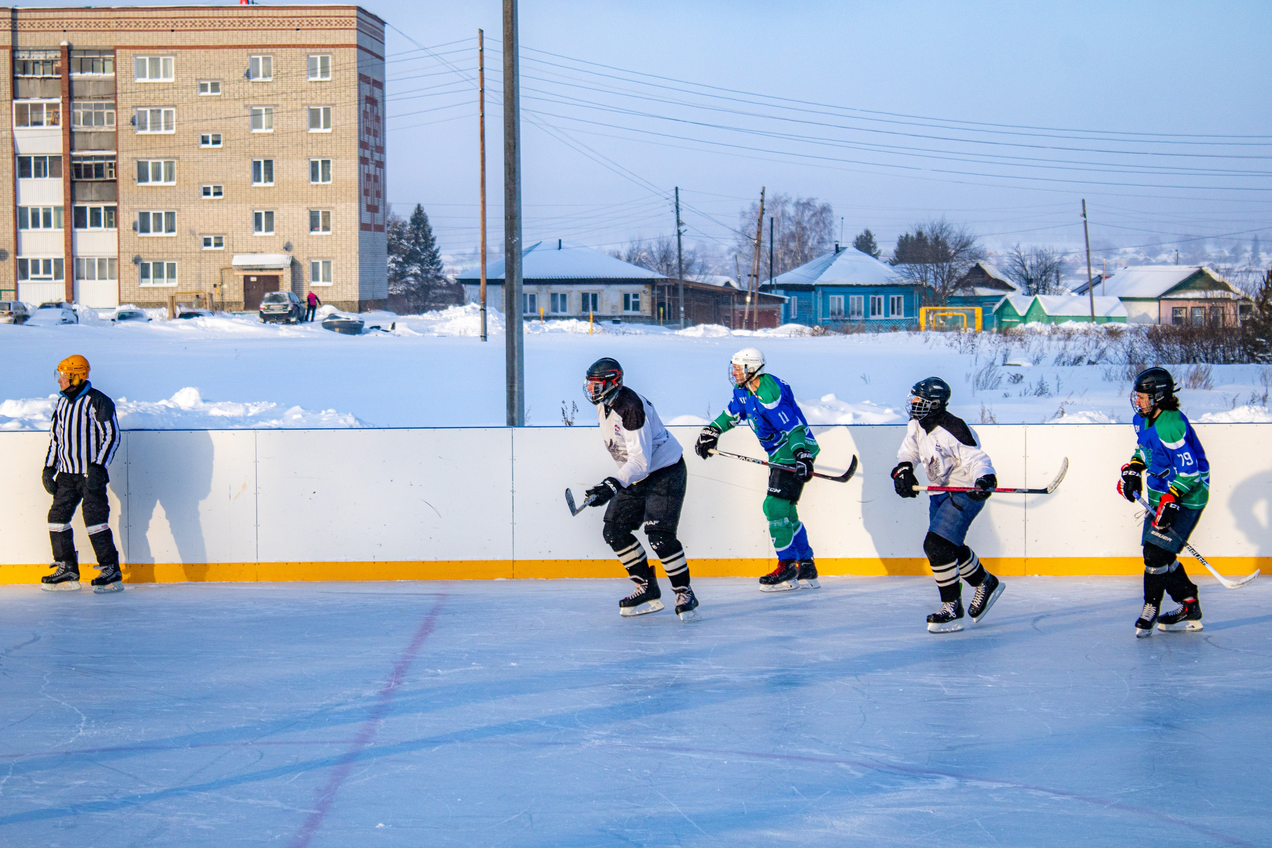 Хоккей г.п Атиг-г.п Дружинино
