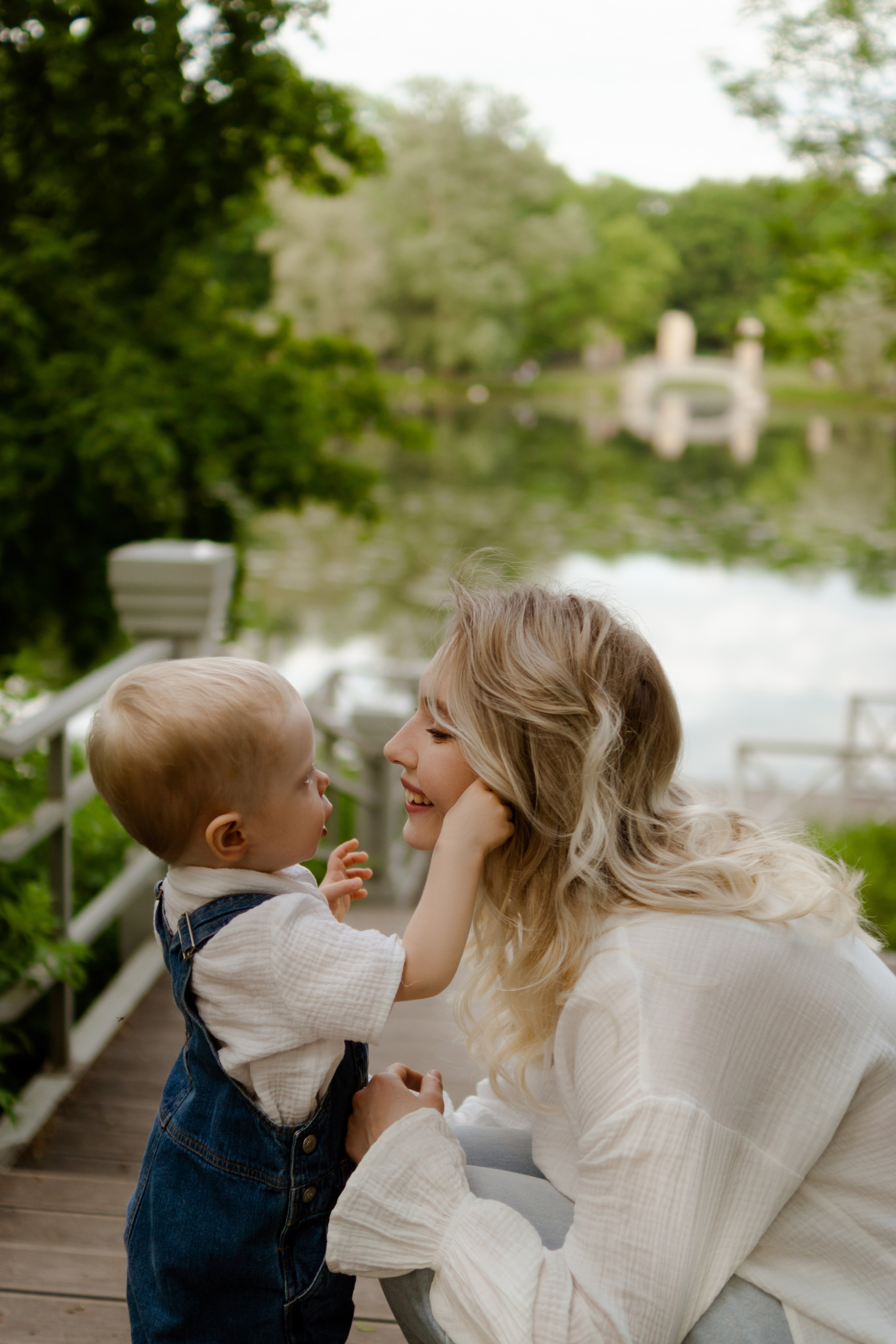 Аня с сыном Сашей