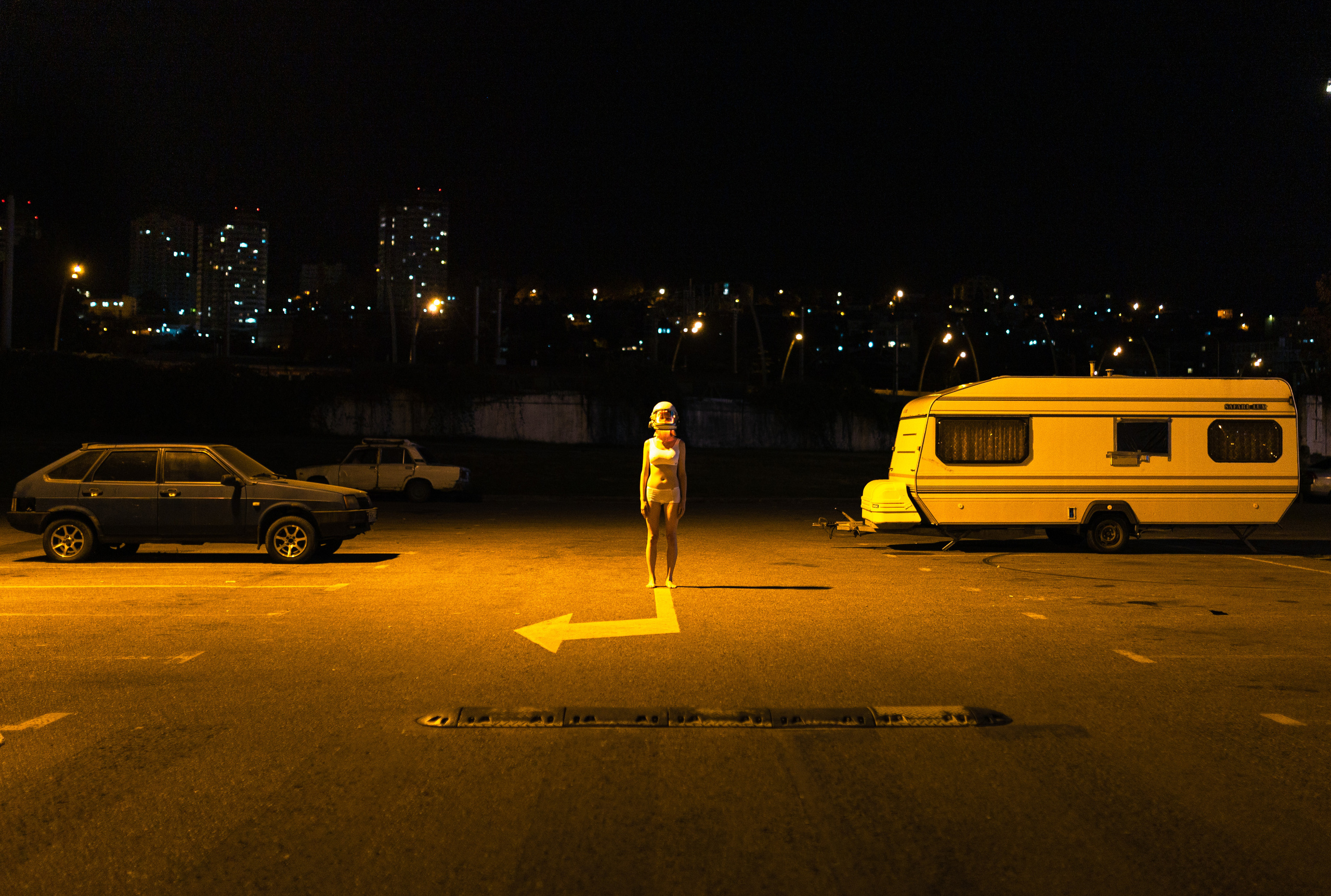 The fallen from the moon. Photo project