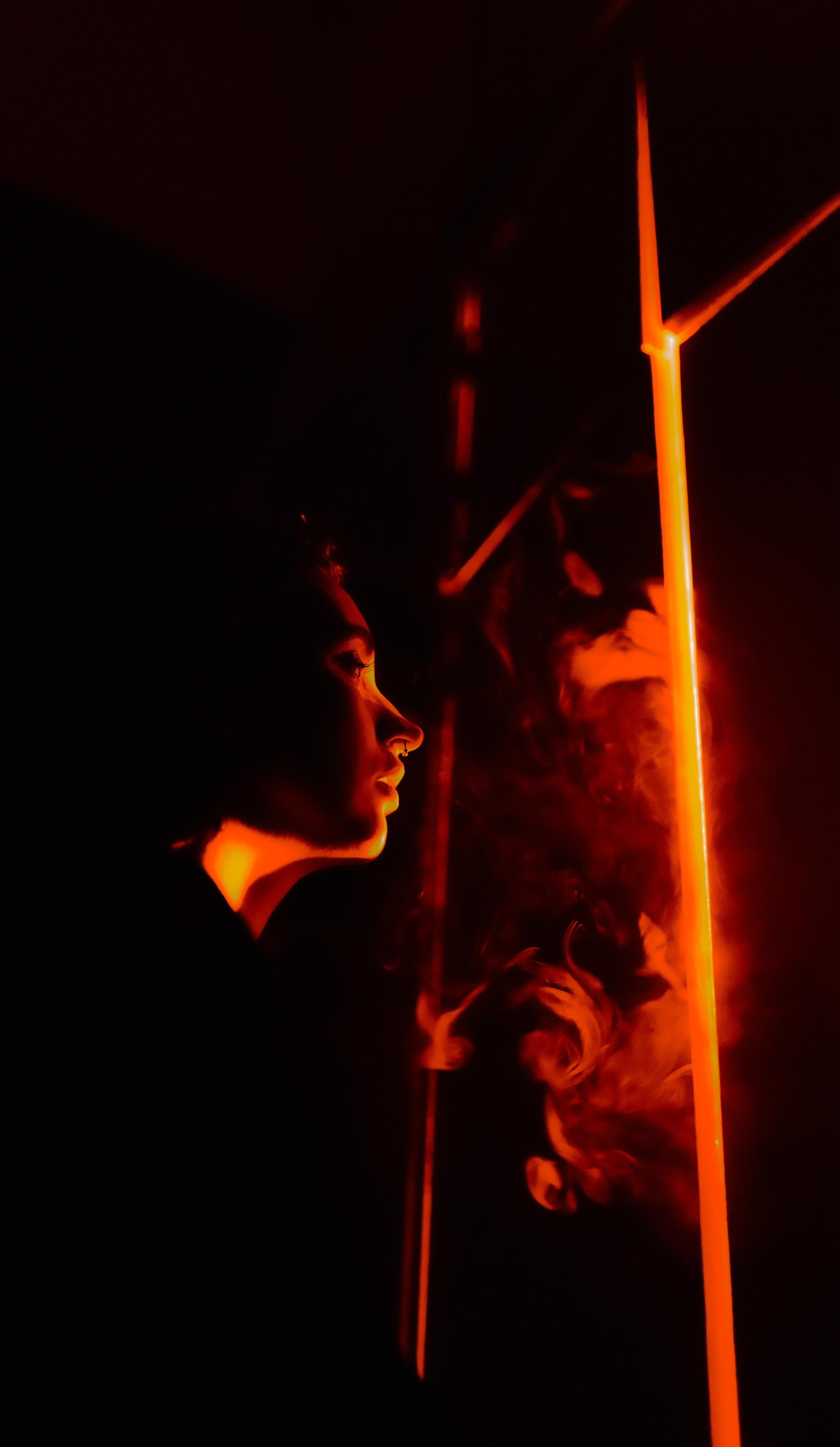 Faces in the night. Metelevphoto