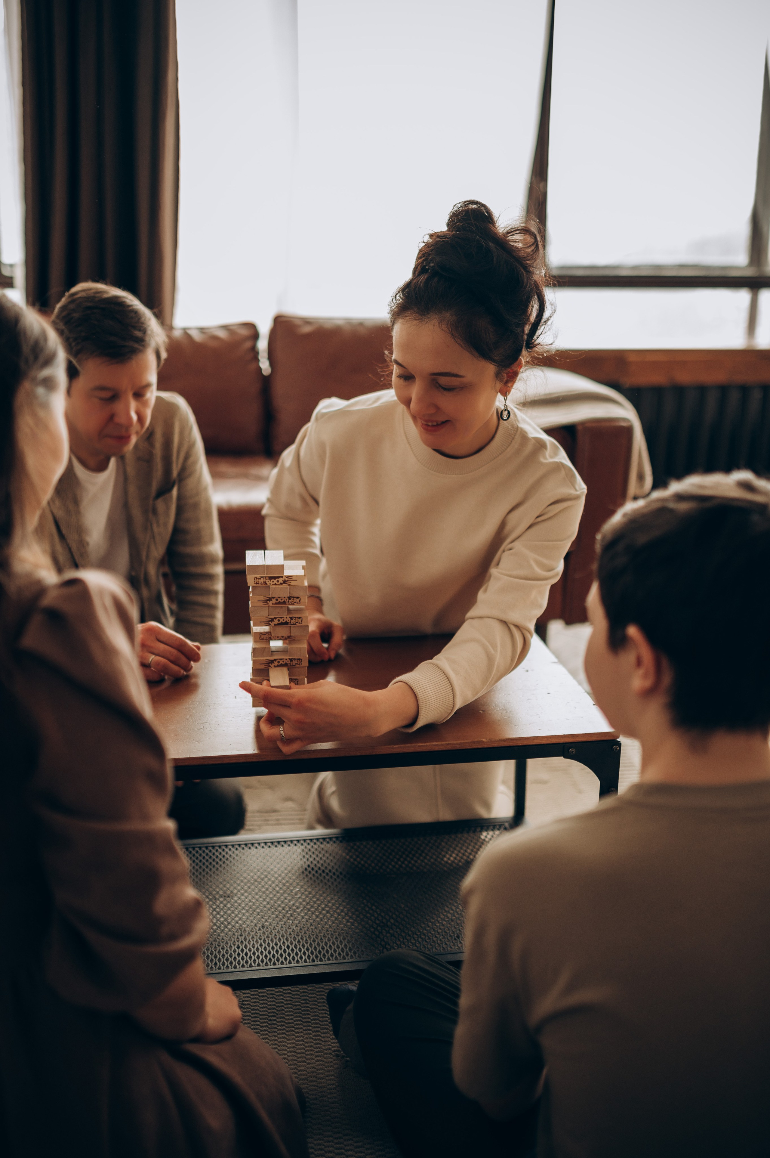Уютная семейная съёмка в студии. Семейный фотограф в Домодедово и Москве Елена Пичугина