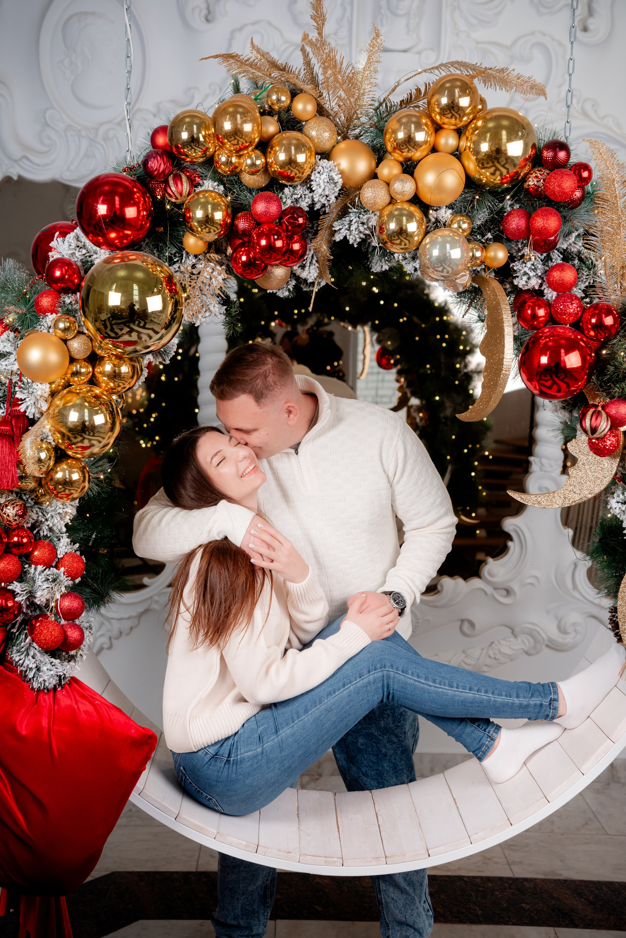 Фотосессия пары в студии Ред Хаус. Фотограф в Волгограде и Волжском Александр Горбань