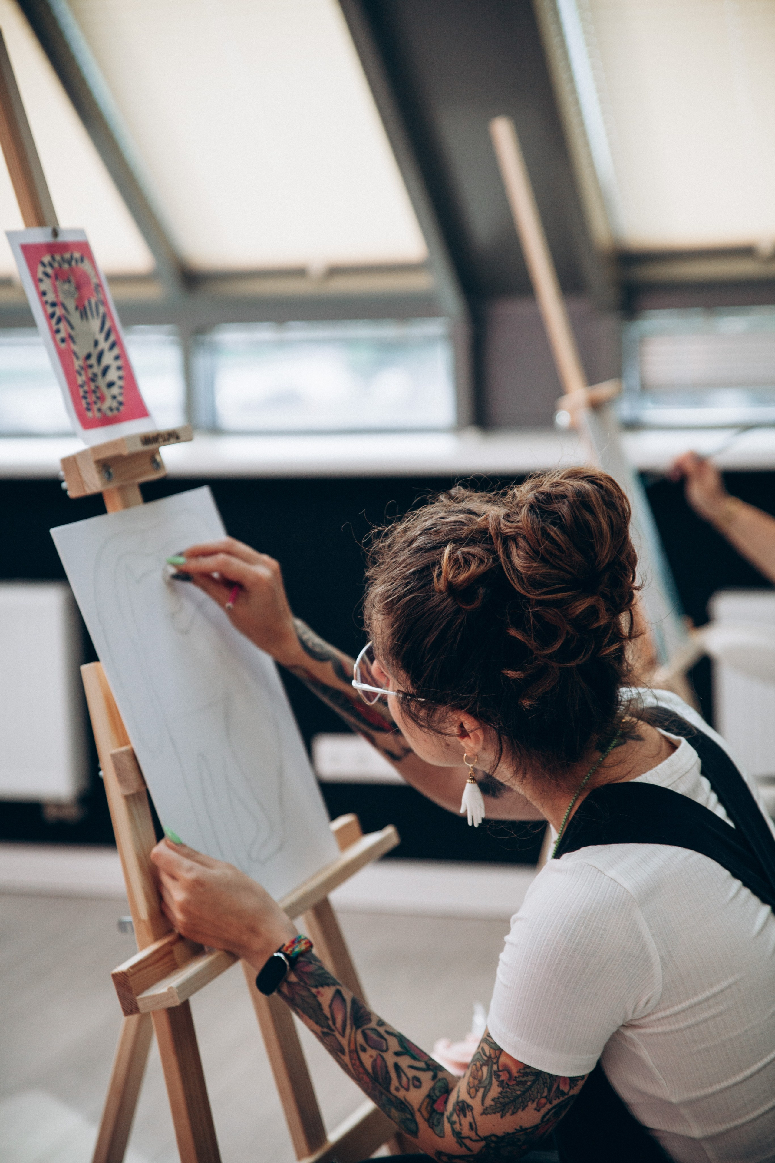 Мастер-класс по живописи. Преподаватель Анна К-К. Репортажный и детский фотограф в Минске