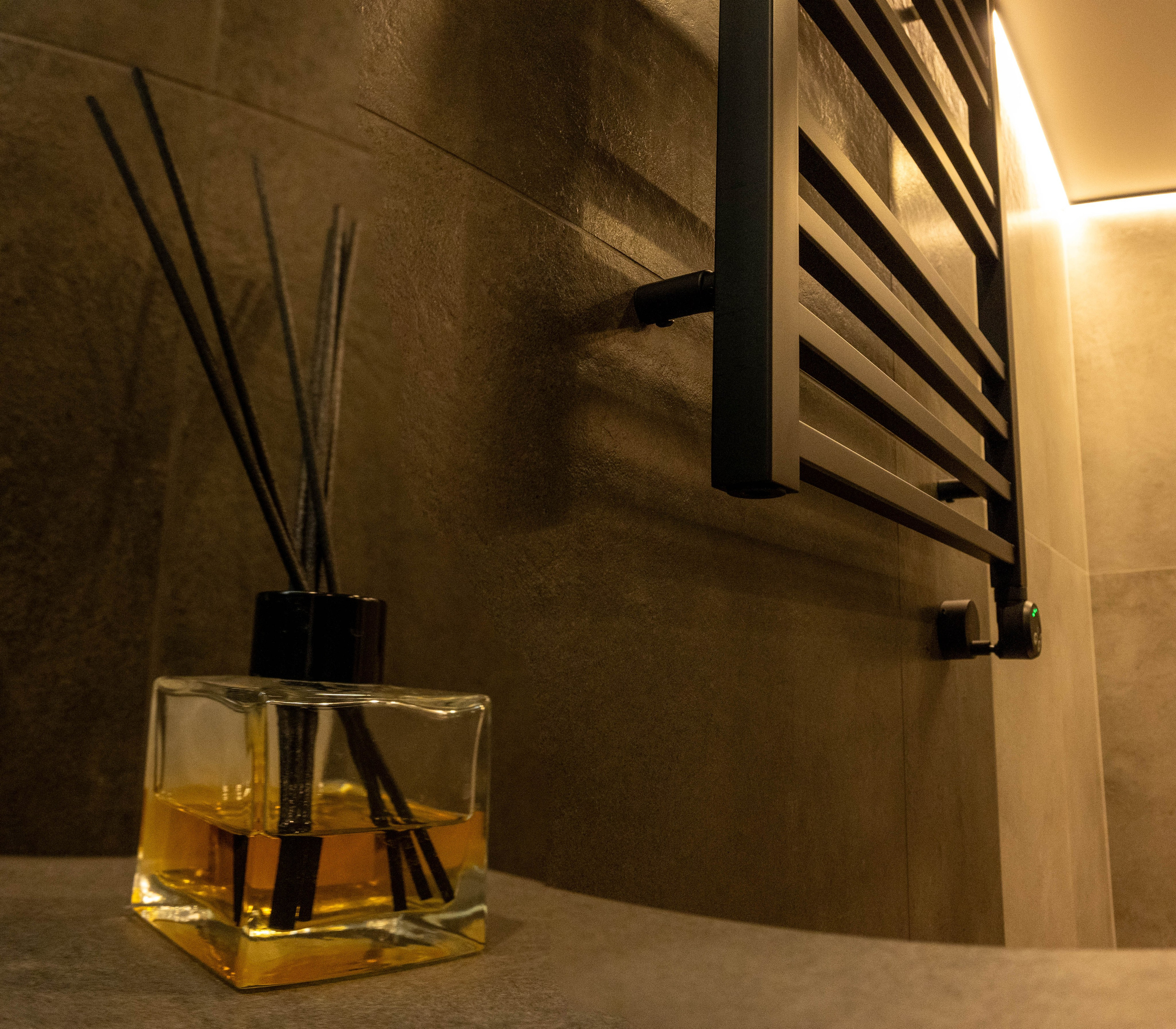 The apartment is on two levels. Fotograf Dmitrii Donets