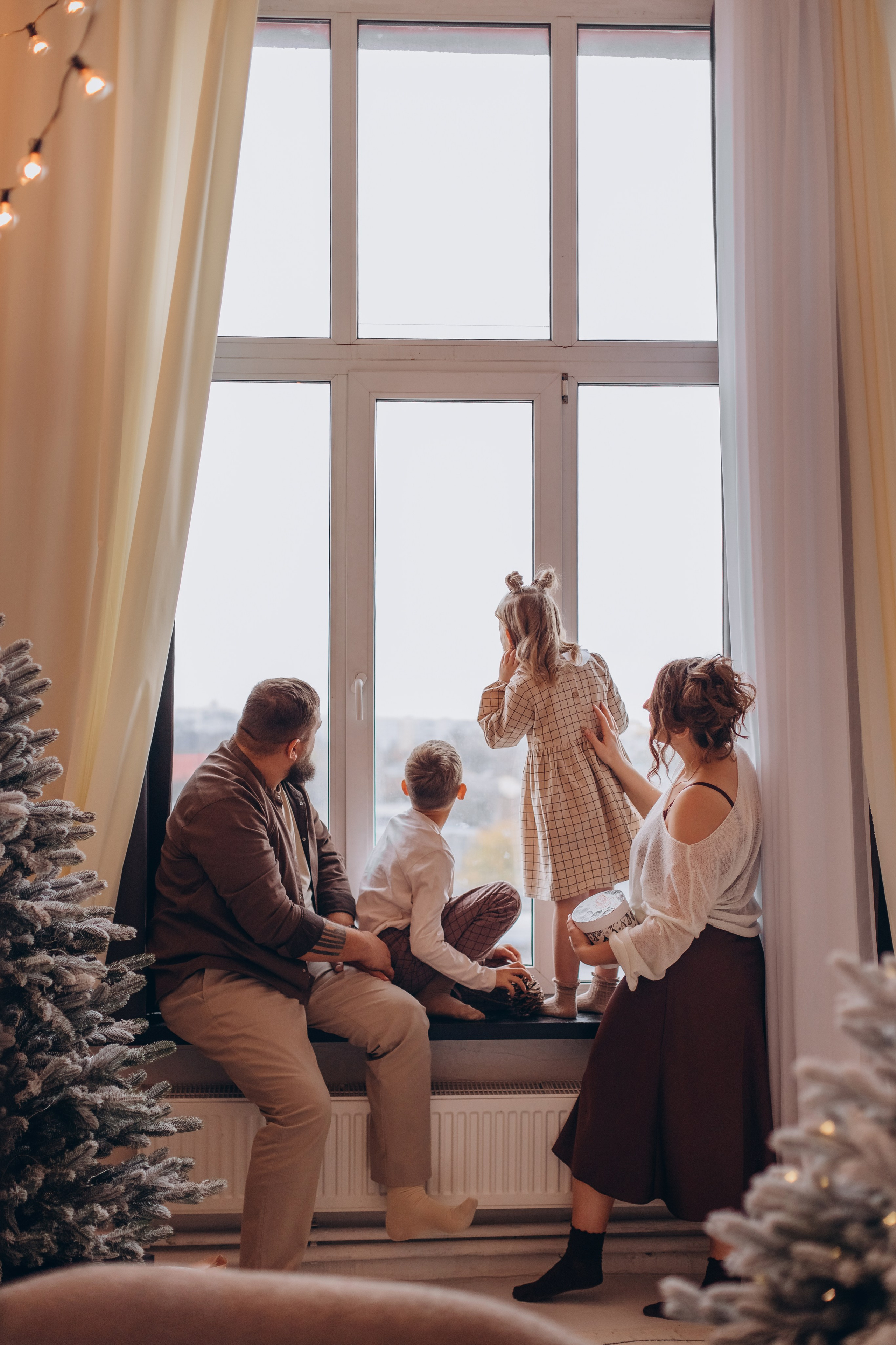 Новогодняя история для семьи Тищенко. Валентина Удалая — семейный и портретный фотограф в Брянске