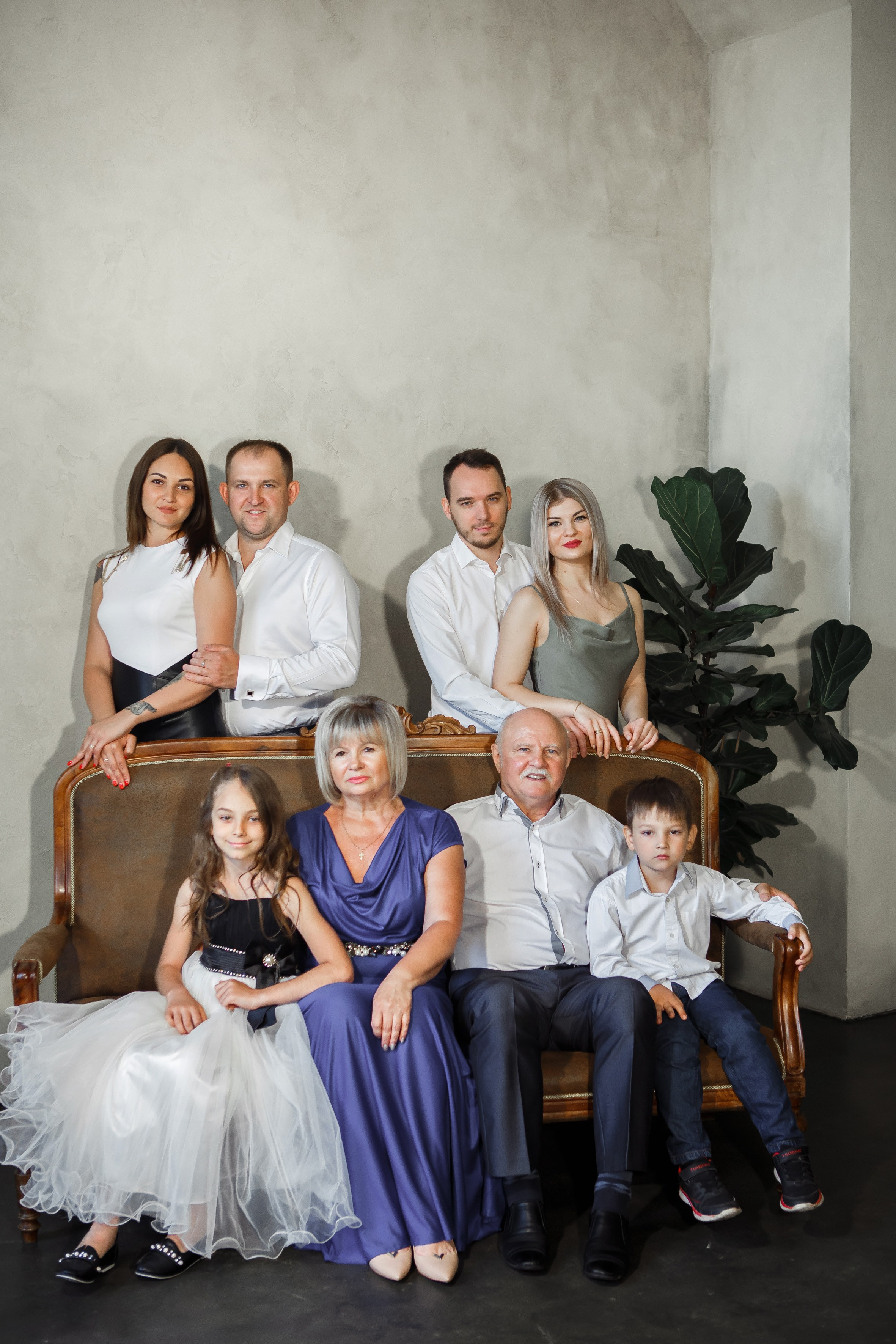 Очень большая семья, личные и парные портреты. Свадебный и портретный Фотограф в Липецке Дмитрий Котюков