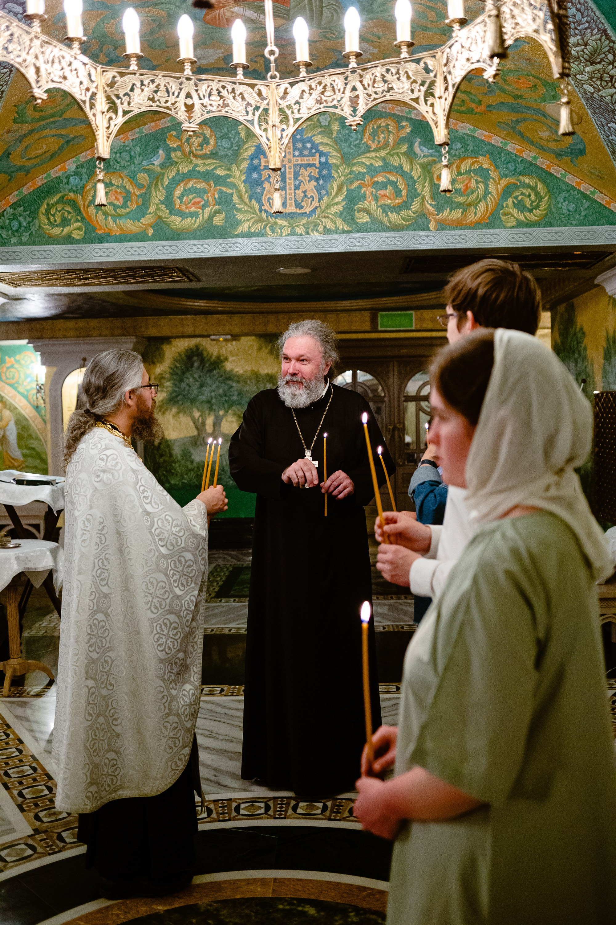 Крещение в сретенском монастыре.