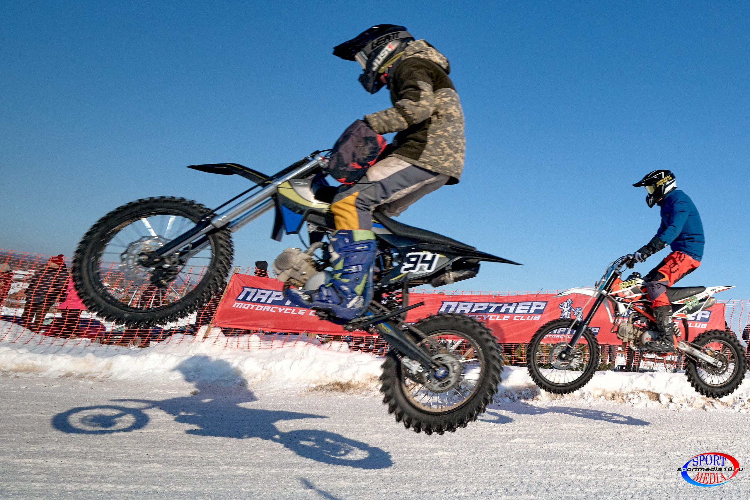 3 этап Кубка Удмуртской Республики по мотокроссу. Воткинск 23.02.2025. Спортивный репортажный фотограф в Ижевске Сергей Мерзляков