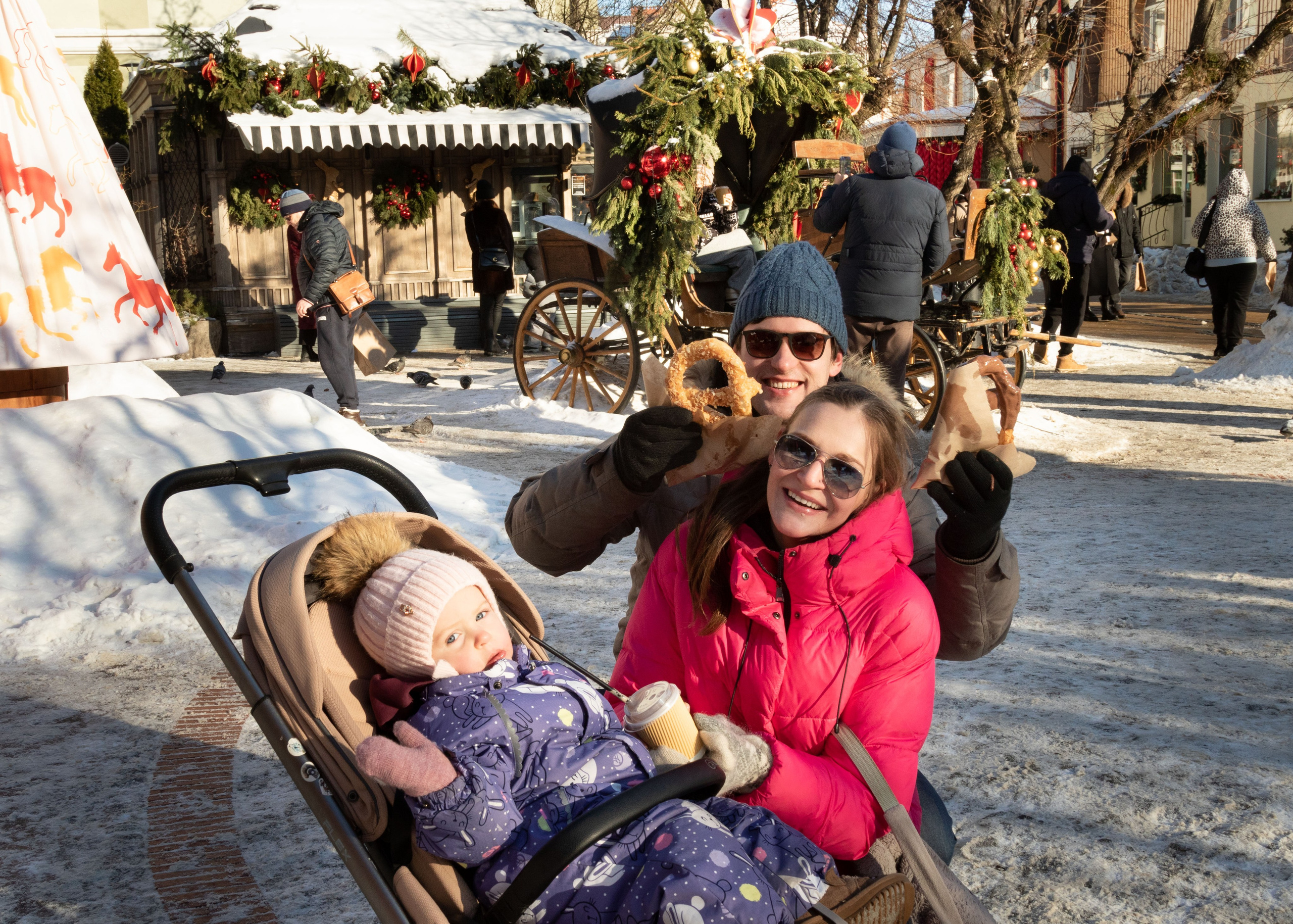 Такой снежный Зеленоградск. Fotografin in Zelenogradsk Liana Sopina