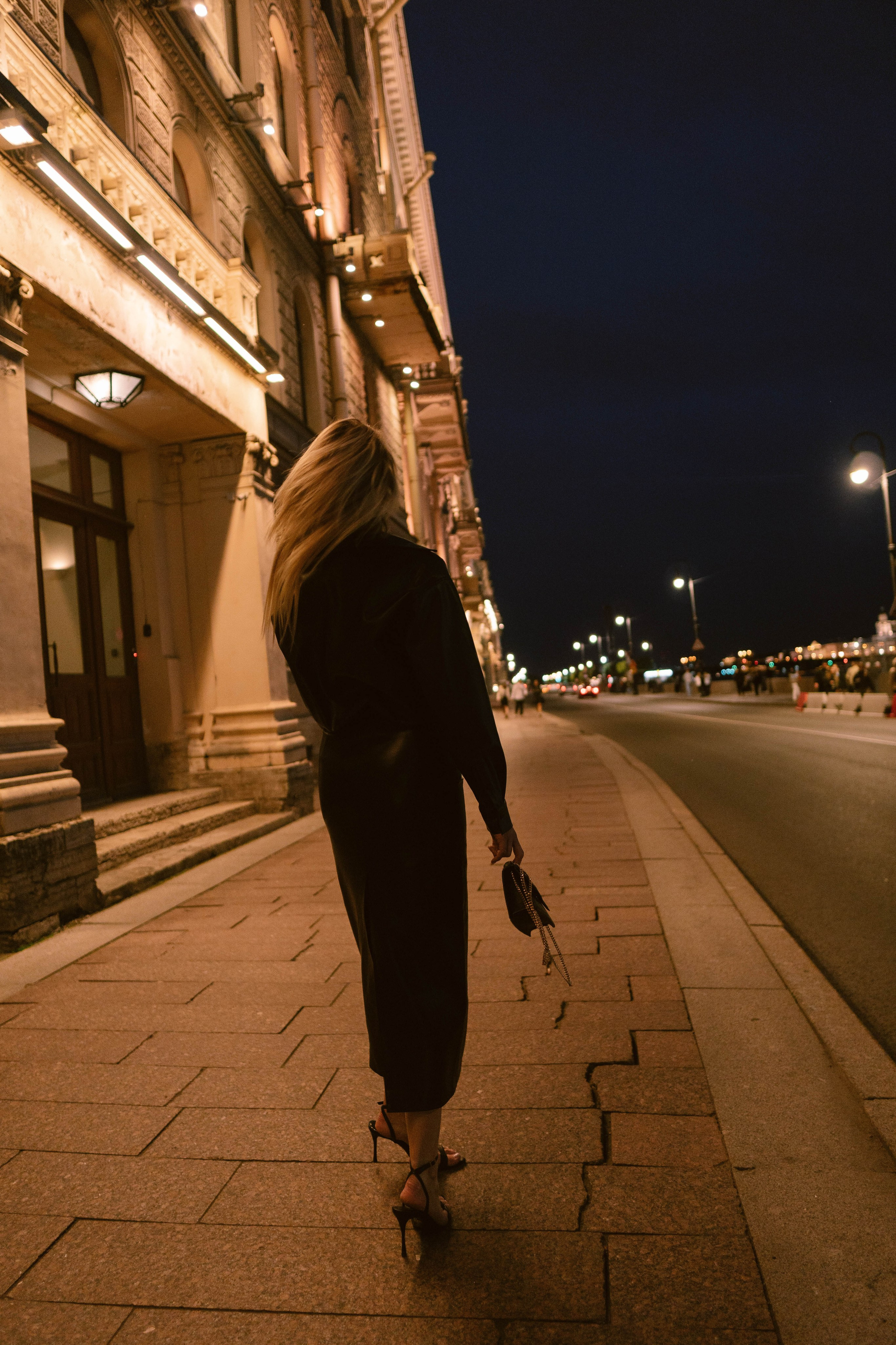 Даша и ночной Петербург. Фотограф в Санкт-Петербурге Головина Анастасия