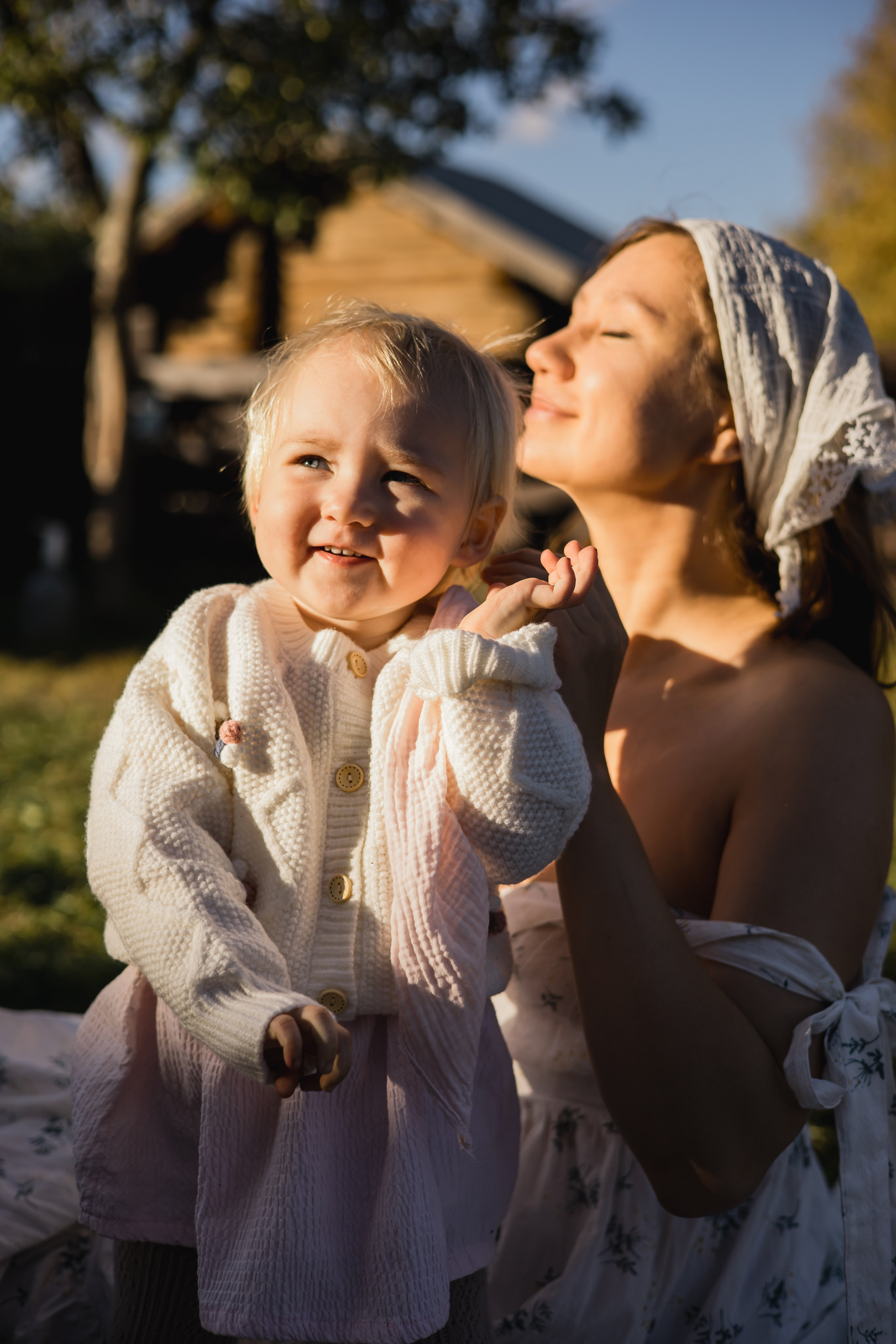 Семейные фотоистории на природе