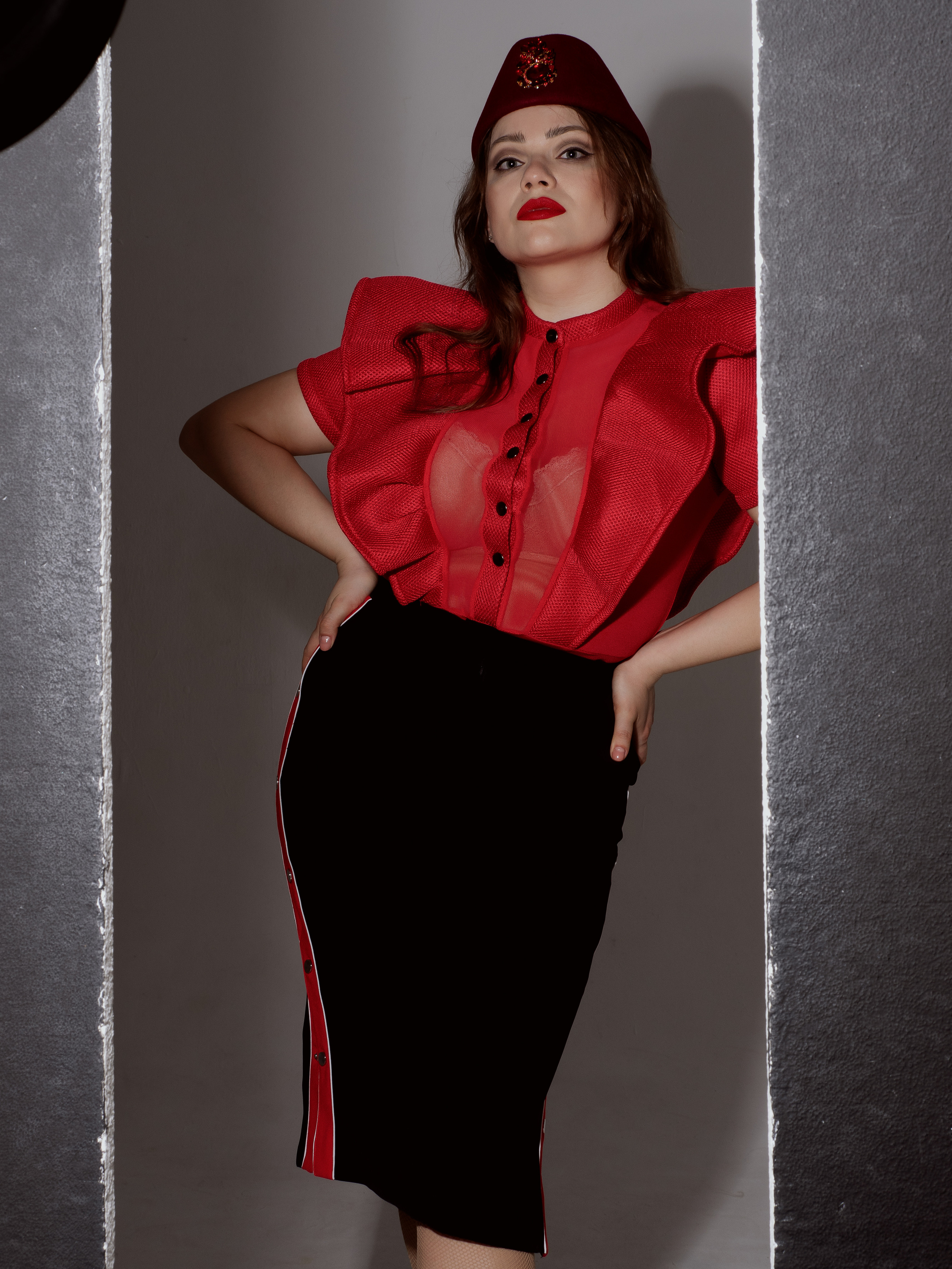 Творческая фотосессия в студии. Маруся Машкова • Фотограф в Москве