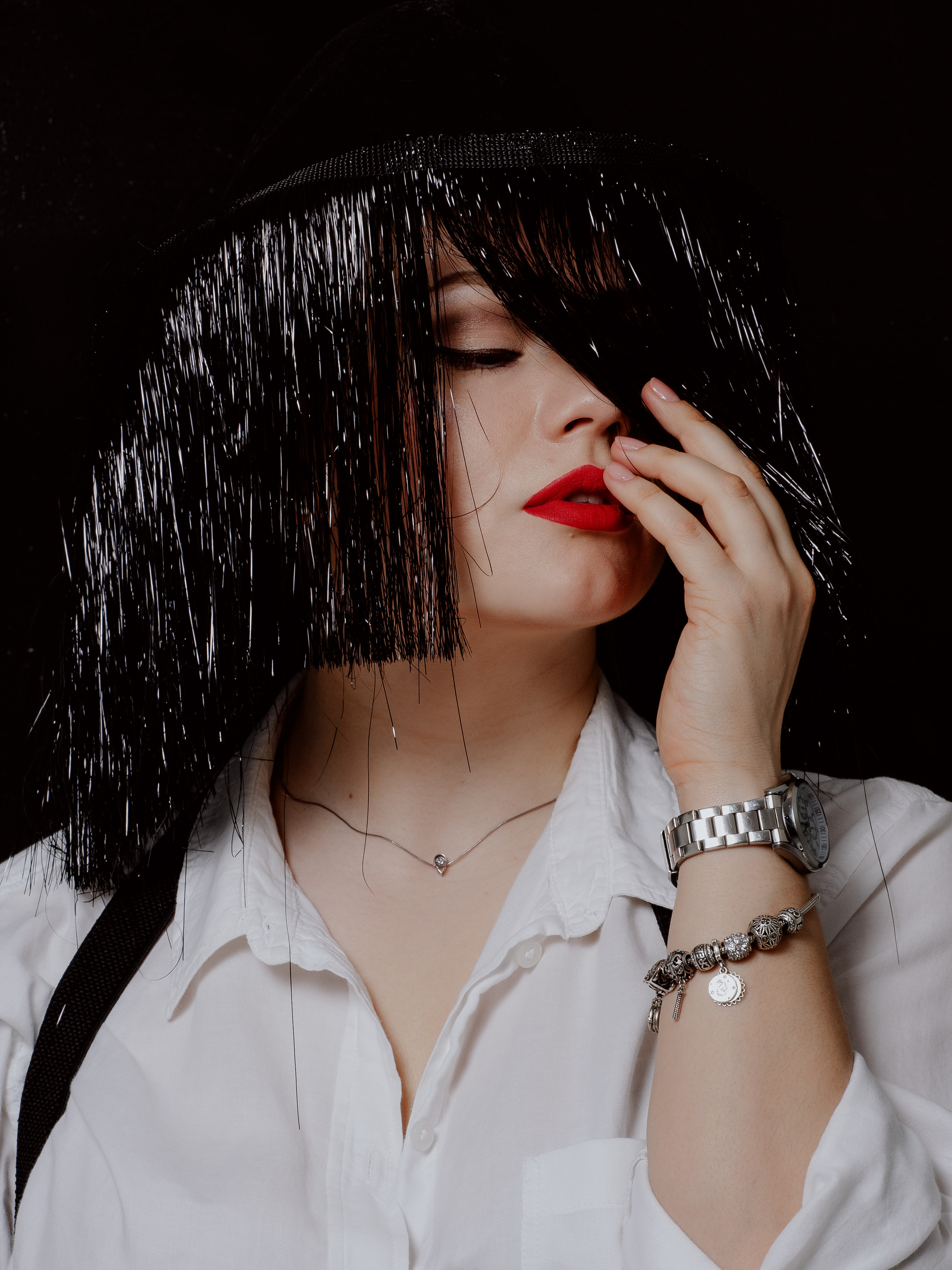 Творческая фотосессия в студии. Маруся Машкова • Фотограф в Москве