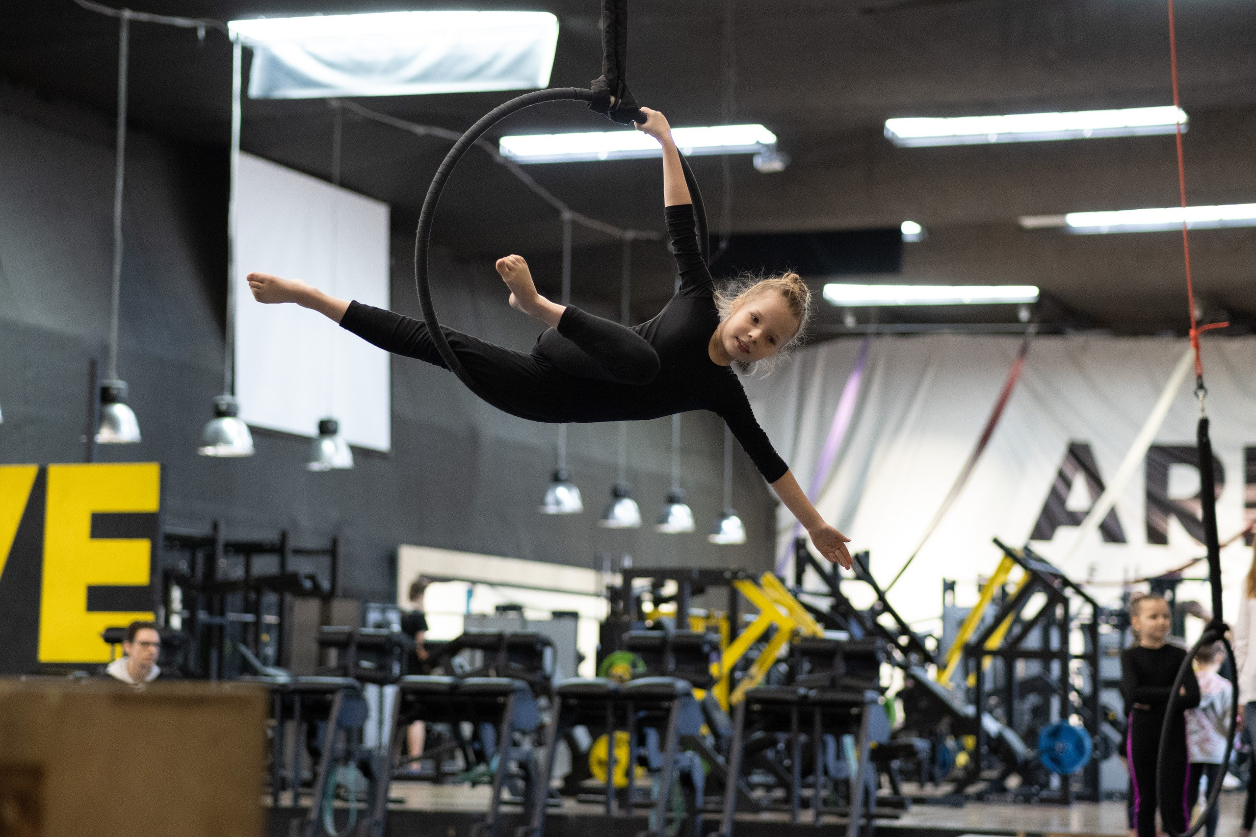 Внутриклубные соревнования по воздушной гимнастике 02.04.23