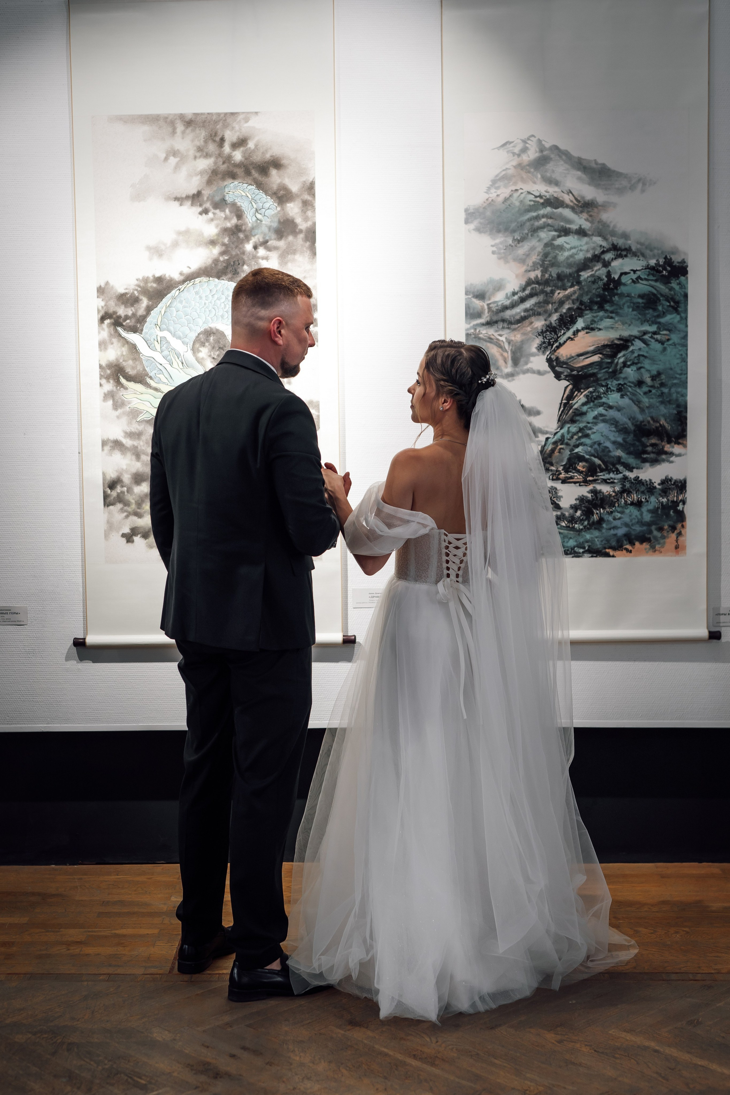 Свадебный день Яны и Максима, прогулка в лесу, Картинная галерея в Тамбове. Свадебный фотограф в Тамбове Павел Четвертков