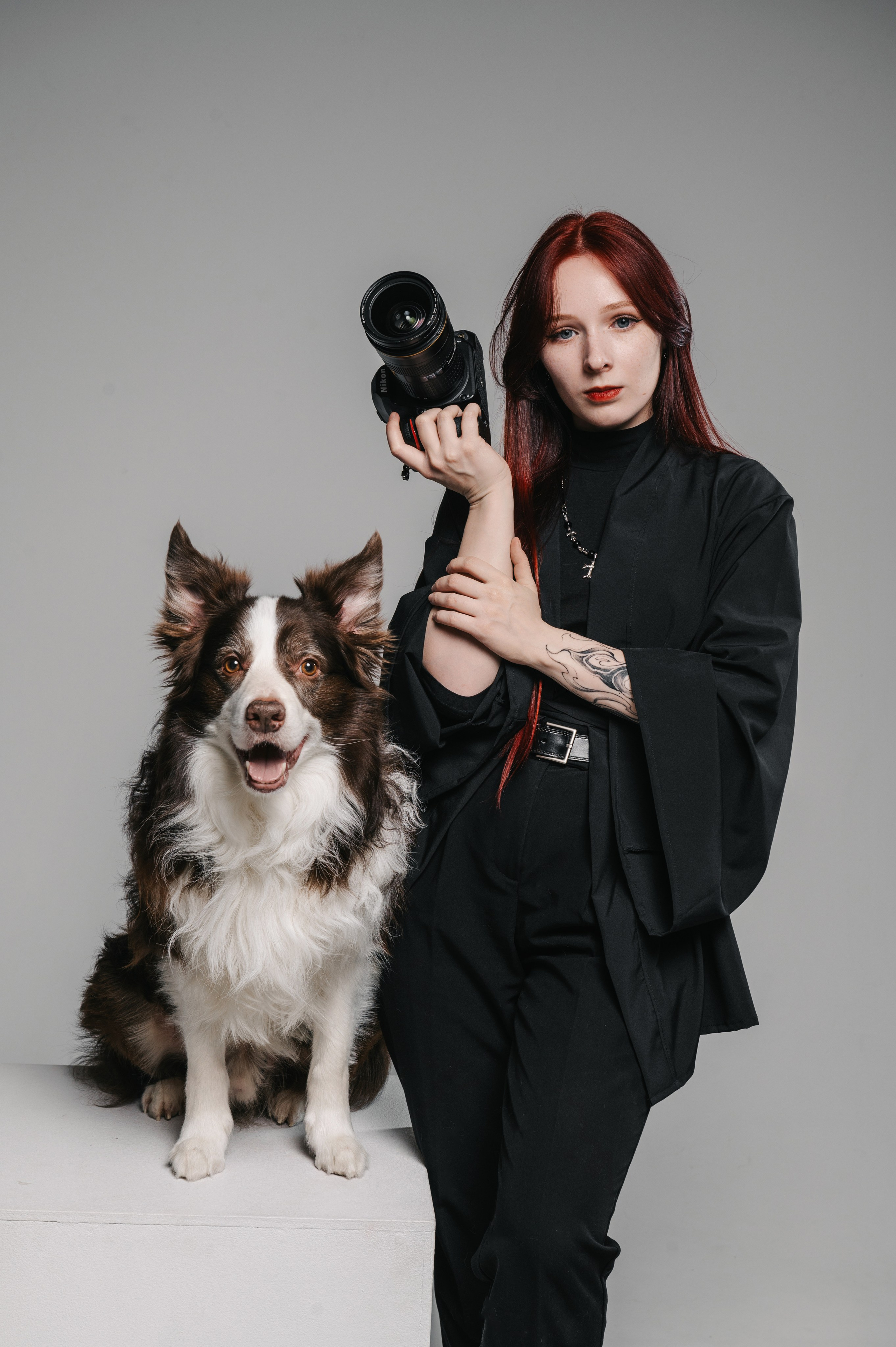 Аня и бордер-колли Вик (Королев, 2025). Анна Пушина, фотограф, Москва, Королев, Пушкино