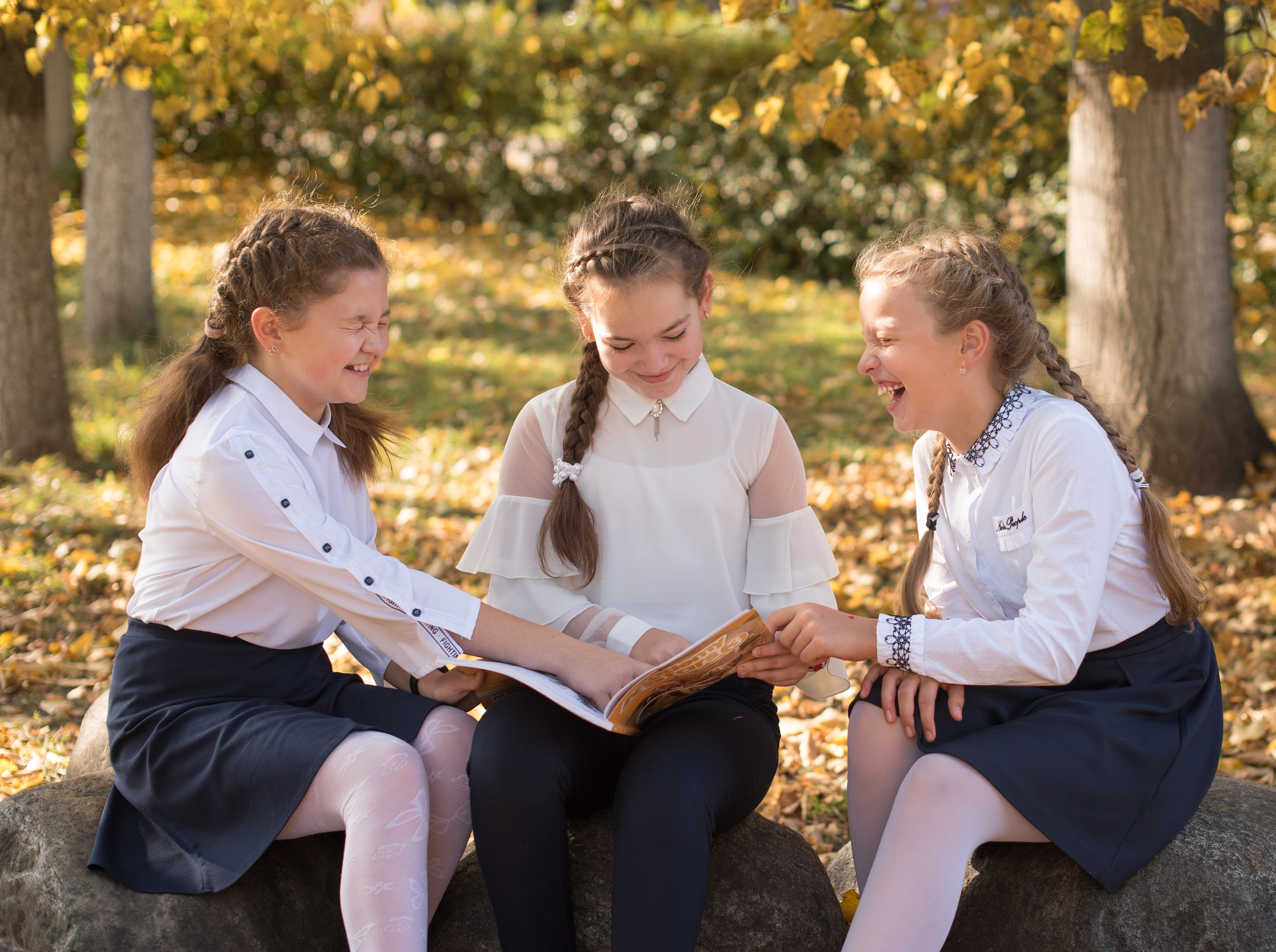 Пример съемки для выпускного альбома с наполнением «премиум». Выпускные альбомы для школ и детских садов в Иваново