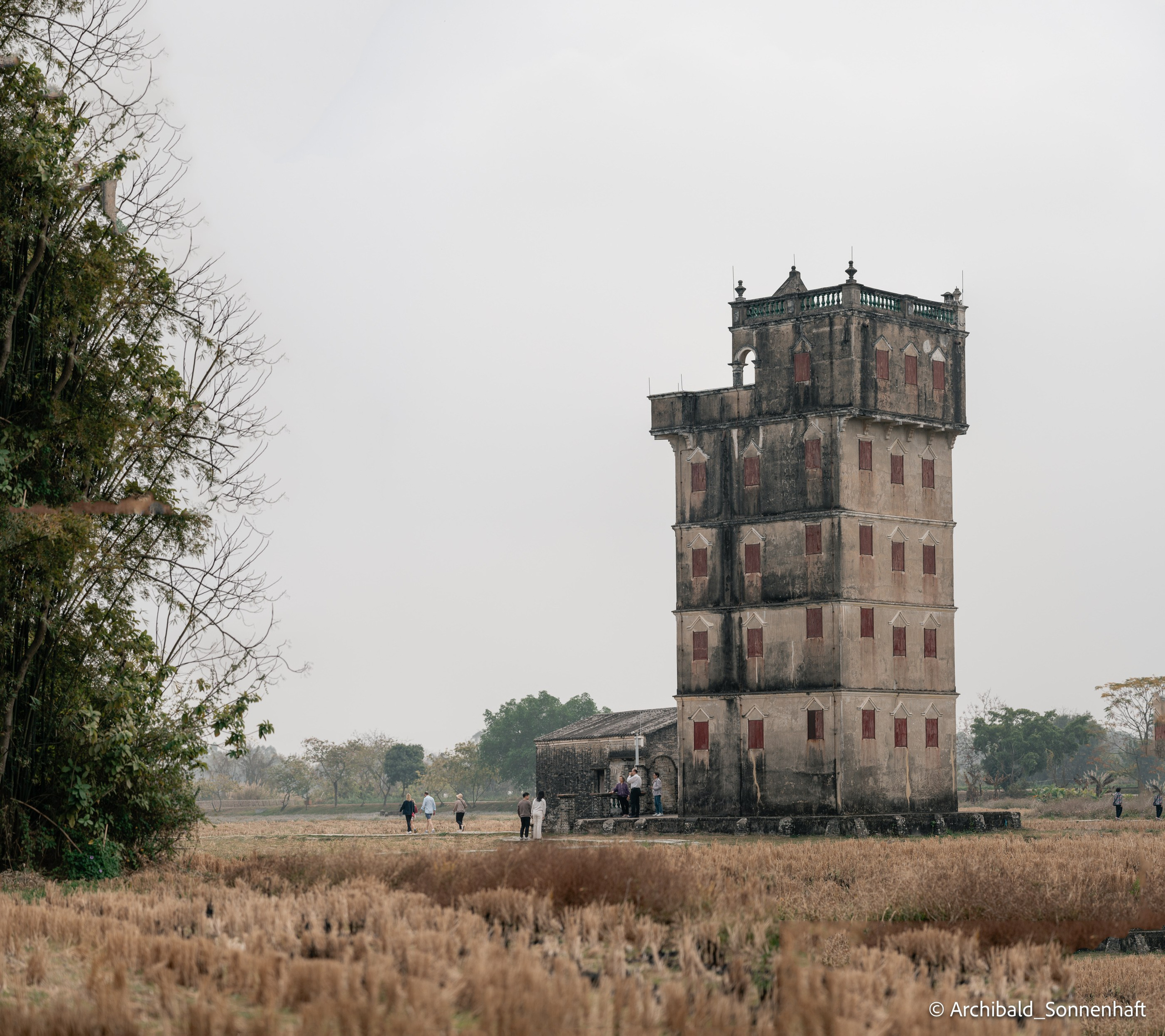 Diaolou in Kaiping. Photographer in Guangzhou, China. Archibald Sonnenhaft