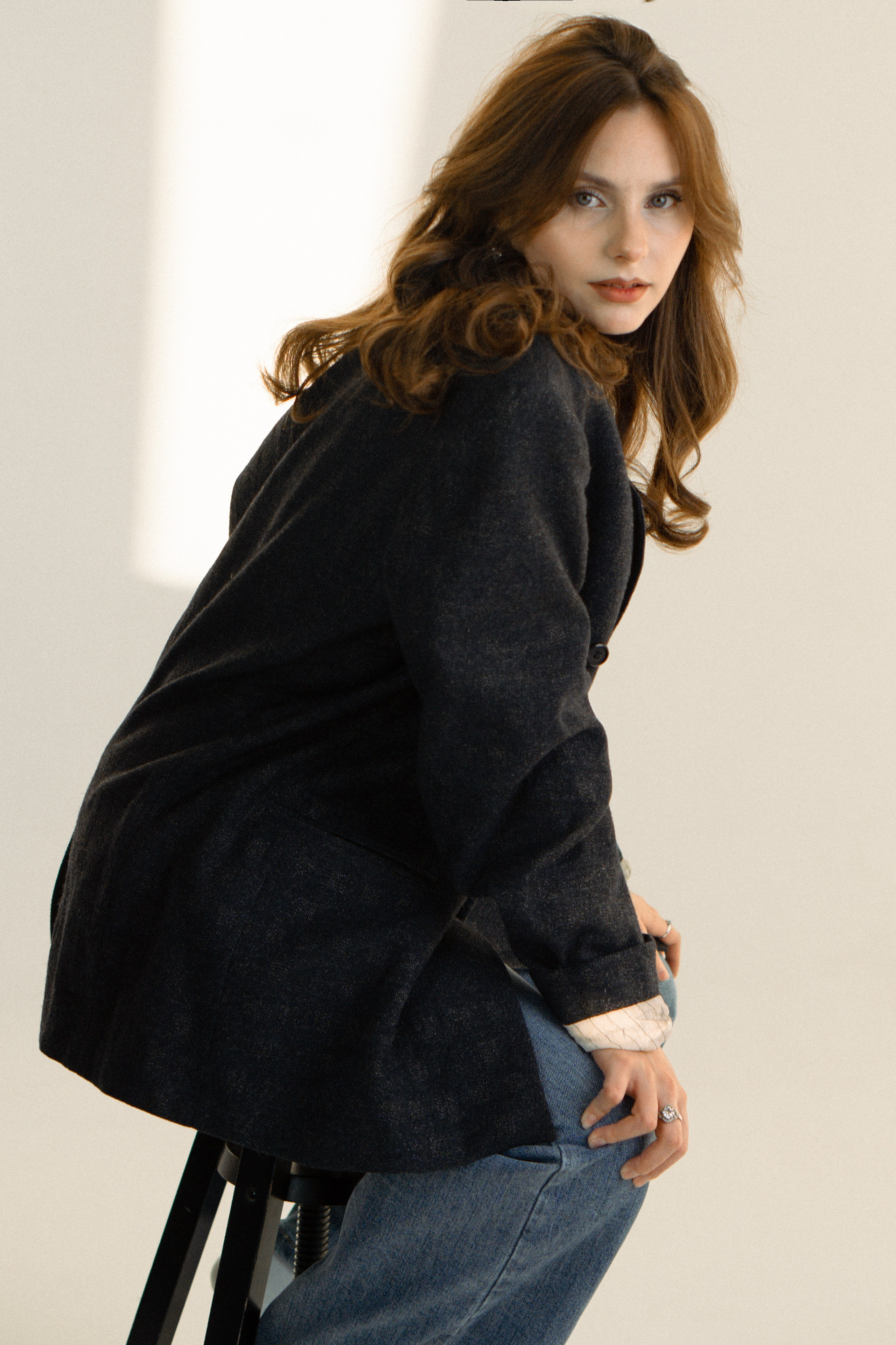 Индивидуальная женская фотосессия в студии. Фотограф Москва