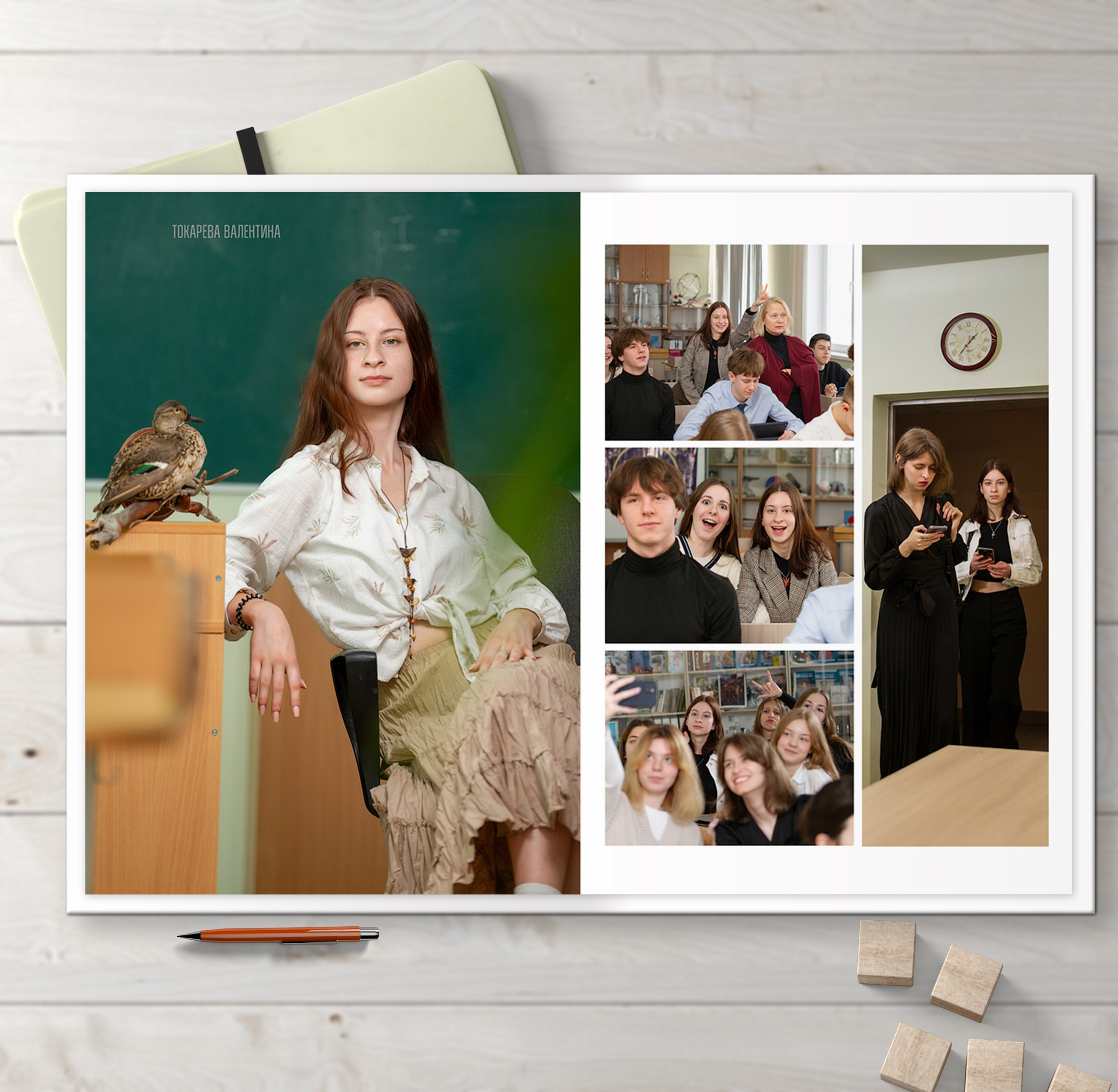 Альбомы для старшей школы. Школьный фотограф в Челябинске. Выпускные фотоальбомы