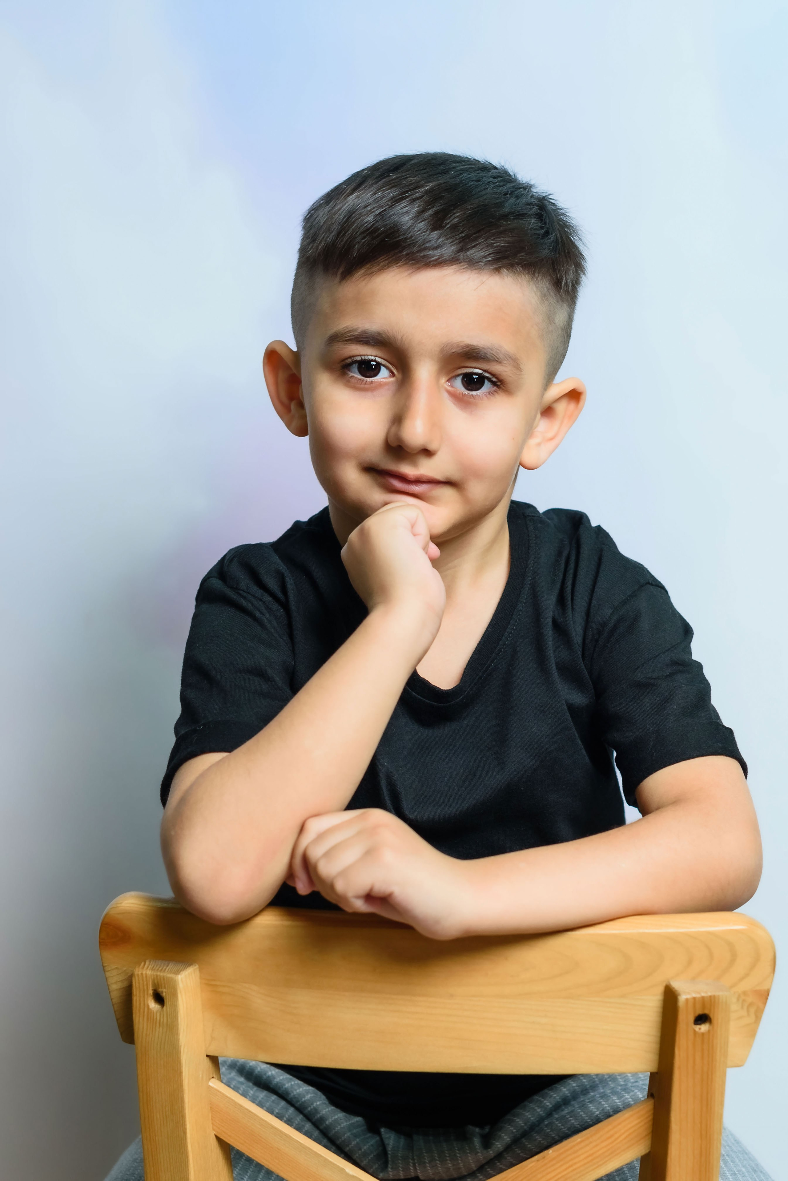 Портреты в детском саду. Школьный фотограф