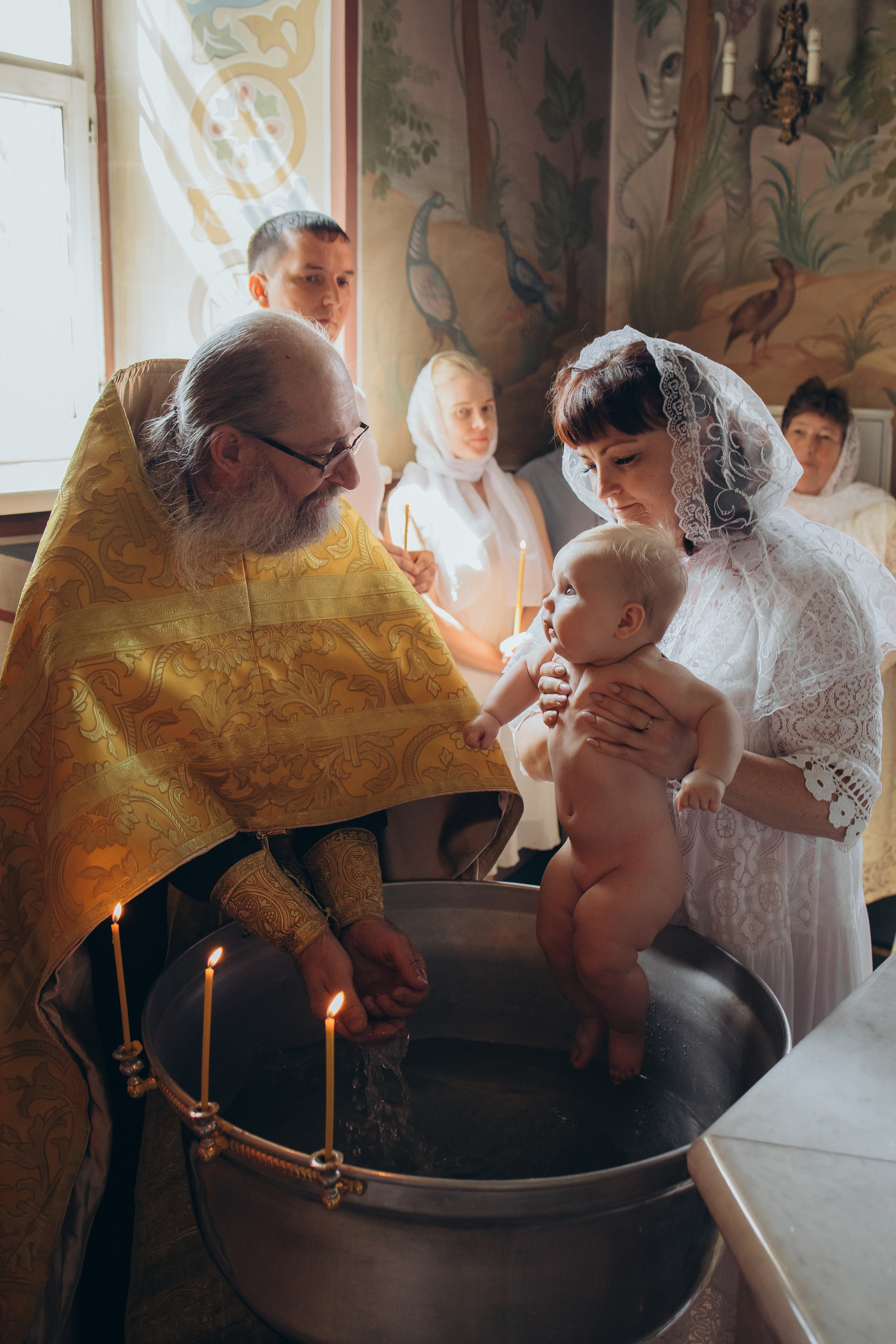 Таинство Крещения Деи в церкви Троицы Живоначальной в Карабанове. Детский и семейный фотограф в Пушкино, Мытищи, Москва Сергеева Светлана